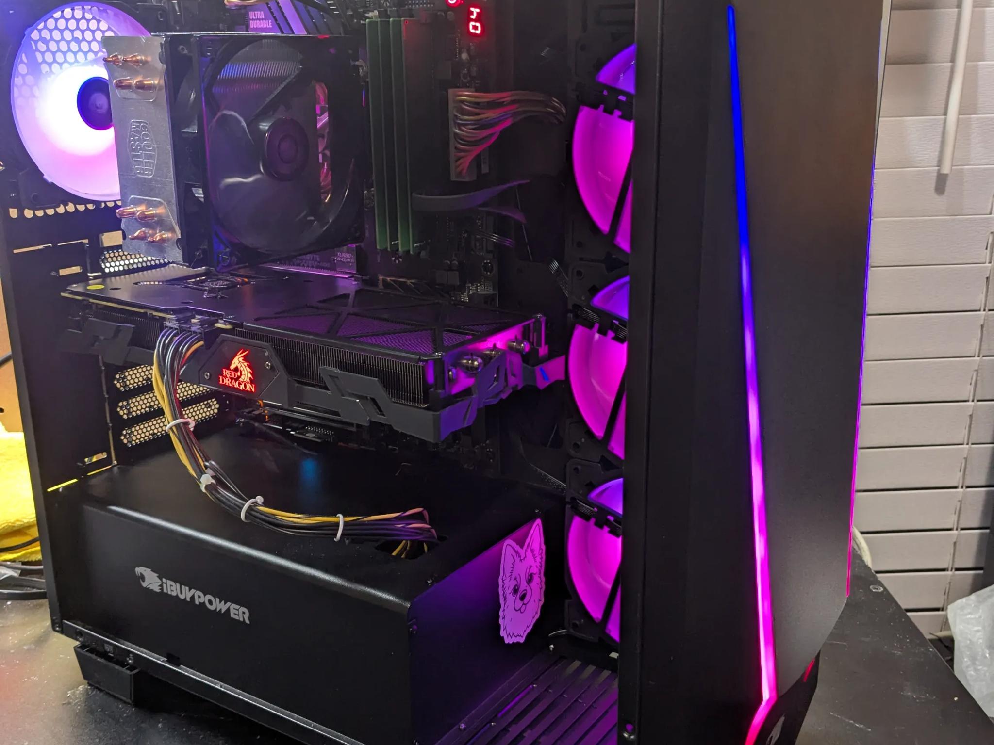 Marvel Rivals Ready | 180 Day Warranty | i7-6700K, 16GB DDR4, AMD Vega 56 8GB, 500GB SSD, Win11 ,RGB