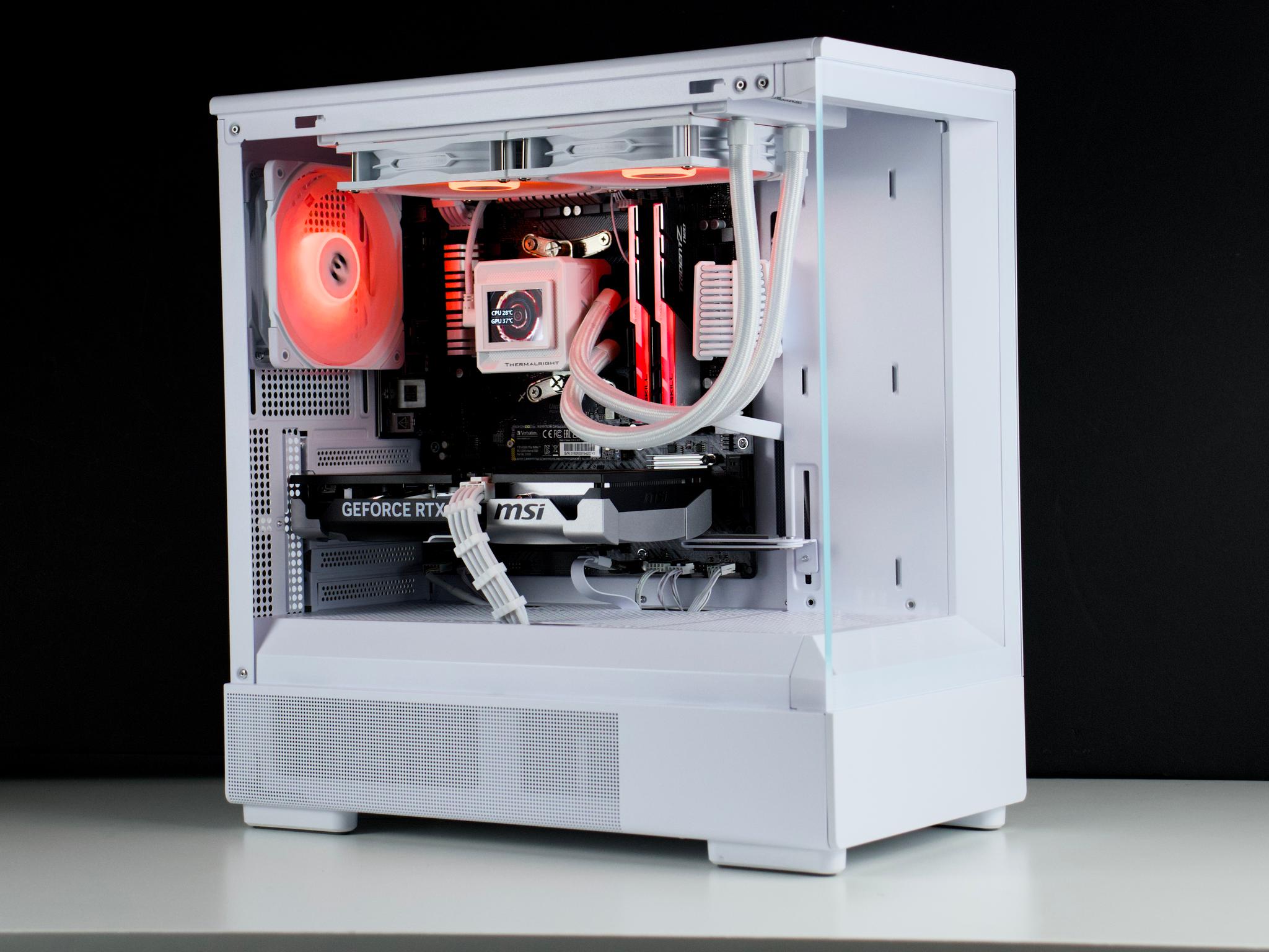 🧊❄️🧊 White Gaming PC – RTX 5060 TI, Ryzen 7 5700X, 32GB RAM, 1TB SSD - WiFi, BlueTooth 🧊❄️🧊