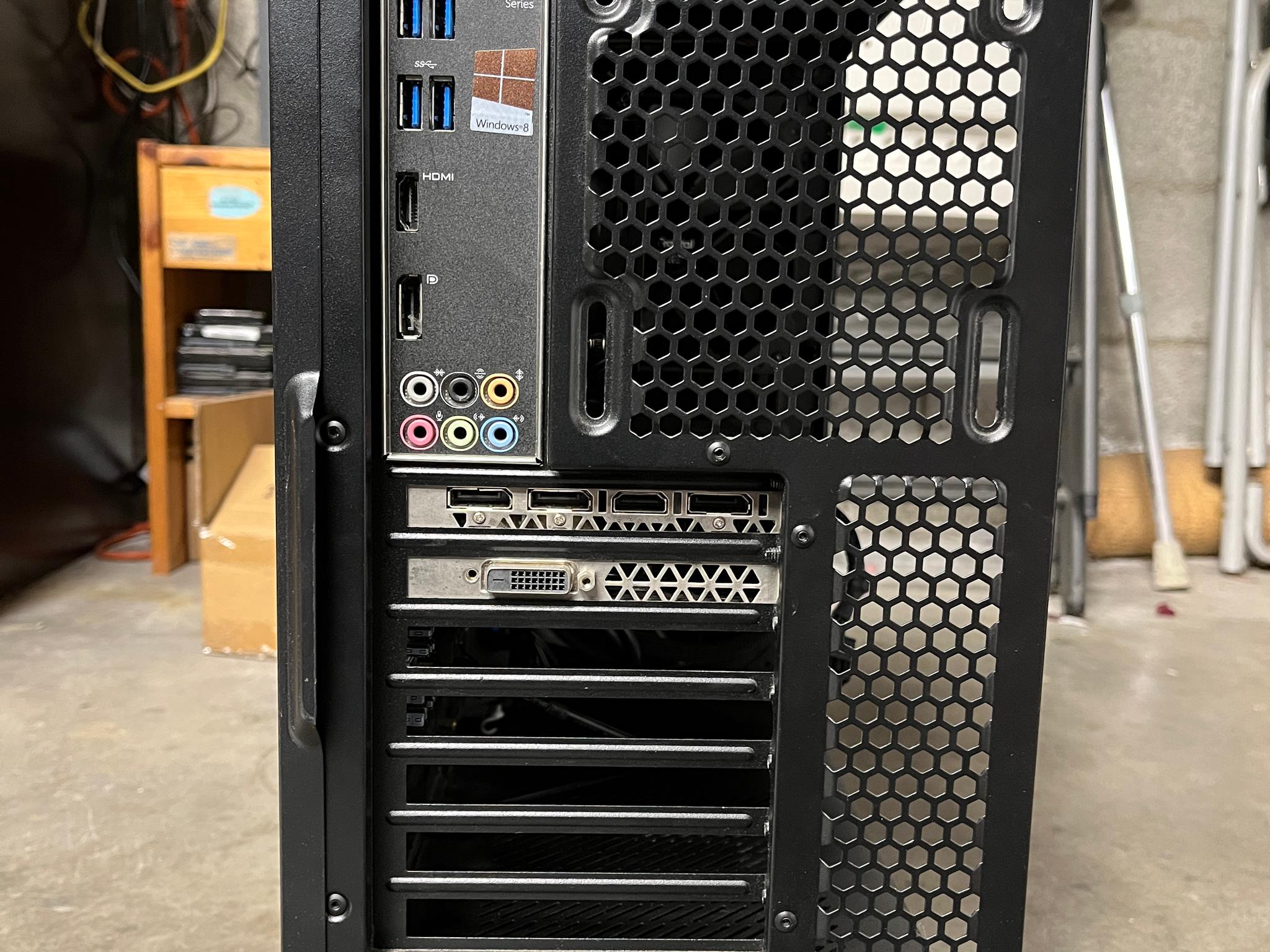 🔥🖥️NVIDIA GTX 1080, Intel i7-4770, 500 GB SSD, 12 GB RAM,High Performance Custom Gaming PC w/ Wi-Fi