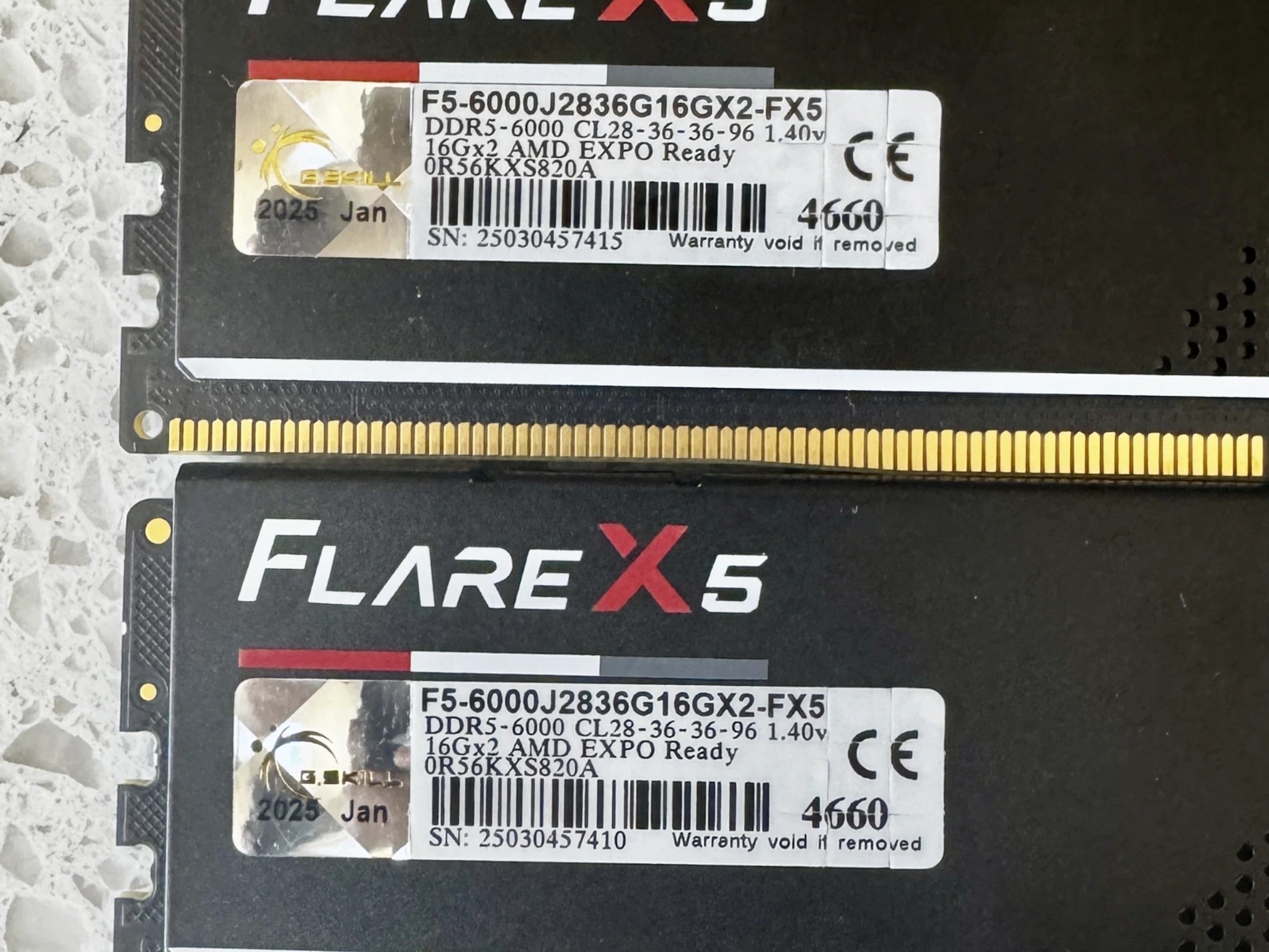 G.SKILL Flare X5 DDR5 6000 CL28 Desktop Memory - 64GB (4 x 16GB)