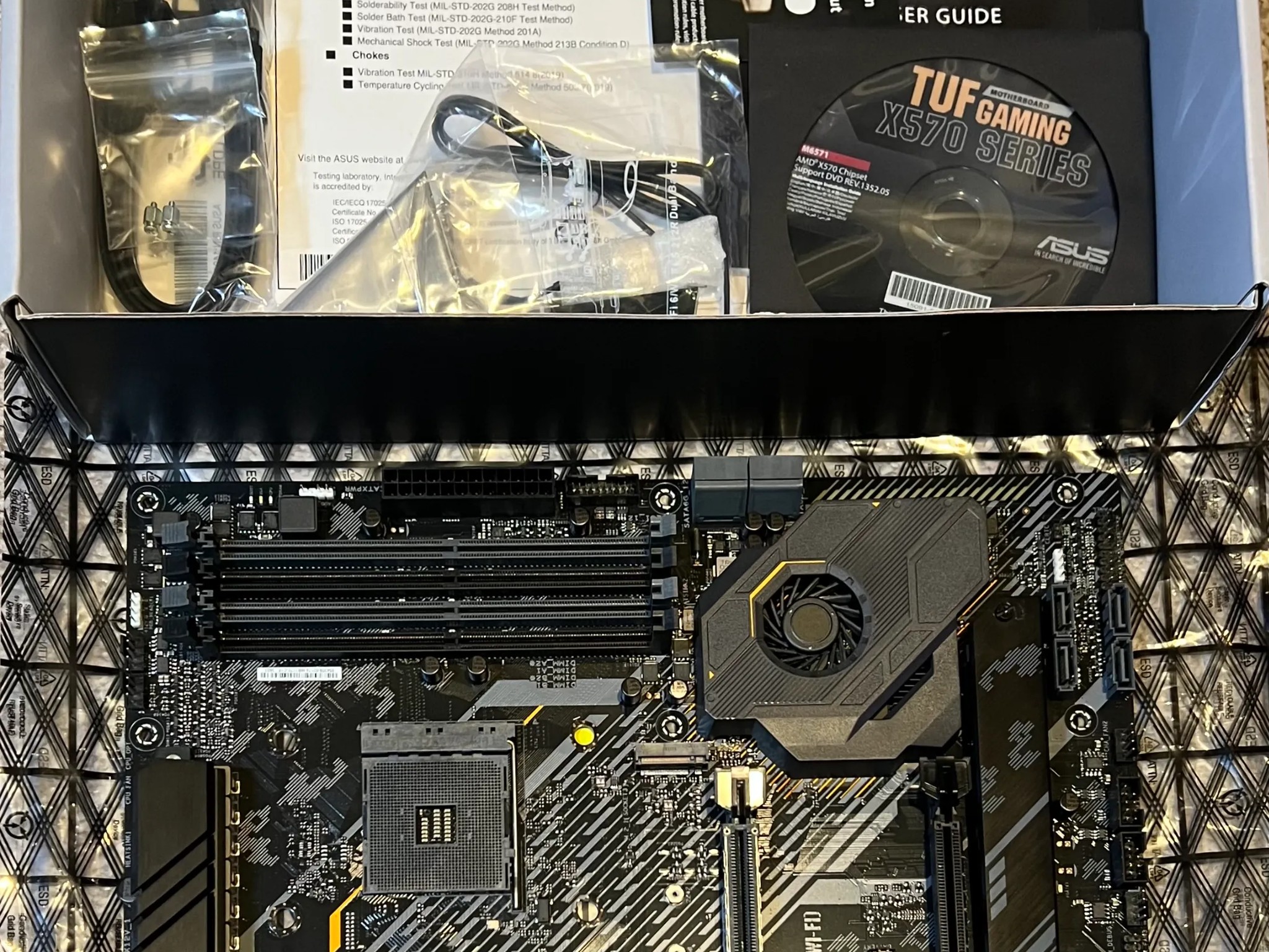 ASUS AM4 TUF Gaming X570-Plus (Wi-Fi) AM4 Zen 3 Ryzen 5000 & 3rd Gen Ryzen ATX MOBO