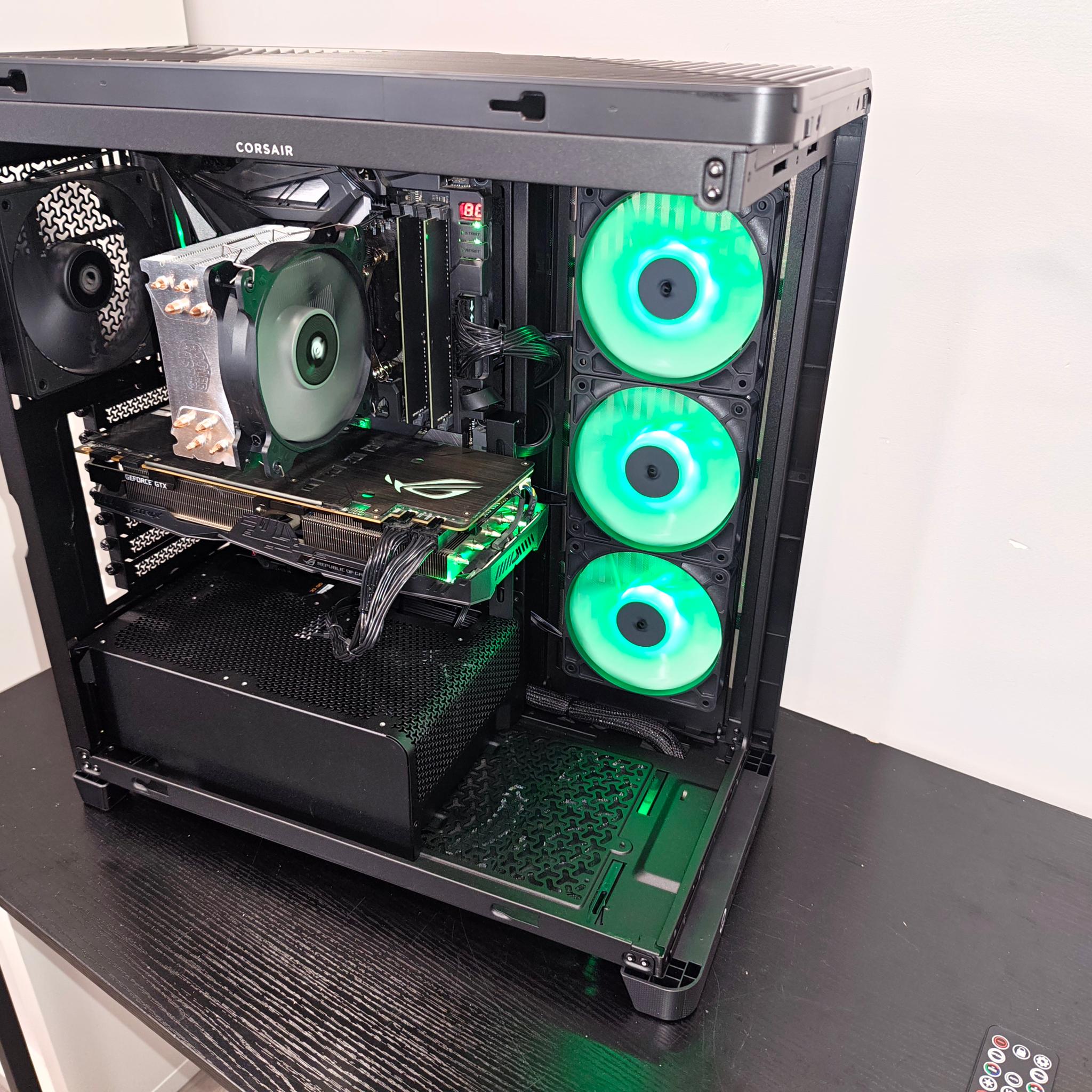 The GREEN MONSTER V, budget 1440p gaming pc!