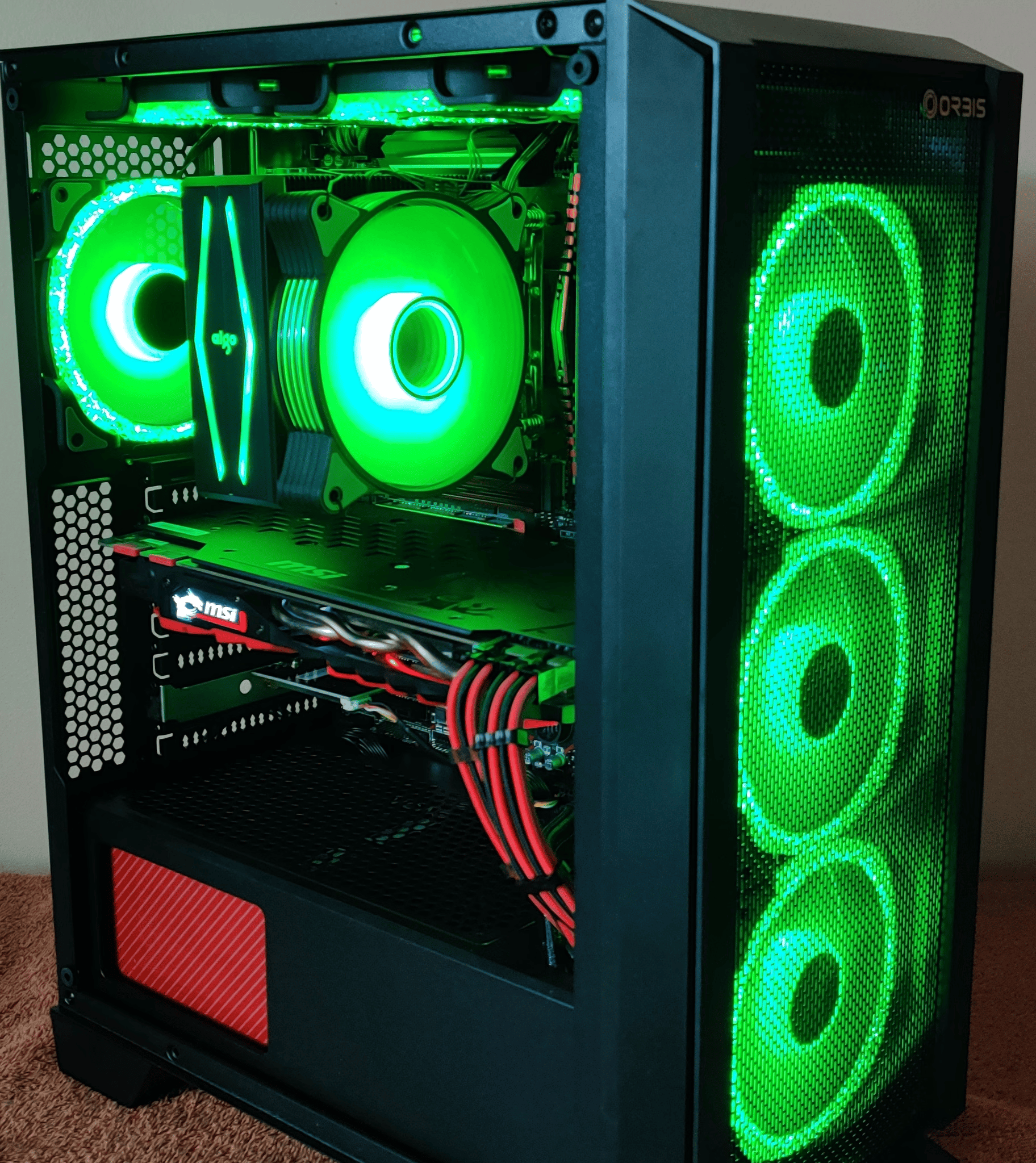 Big Red Gaming PC WIFI