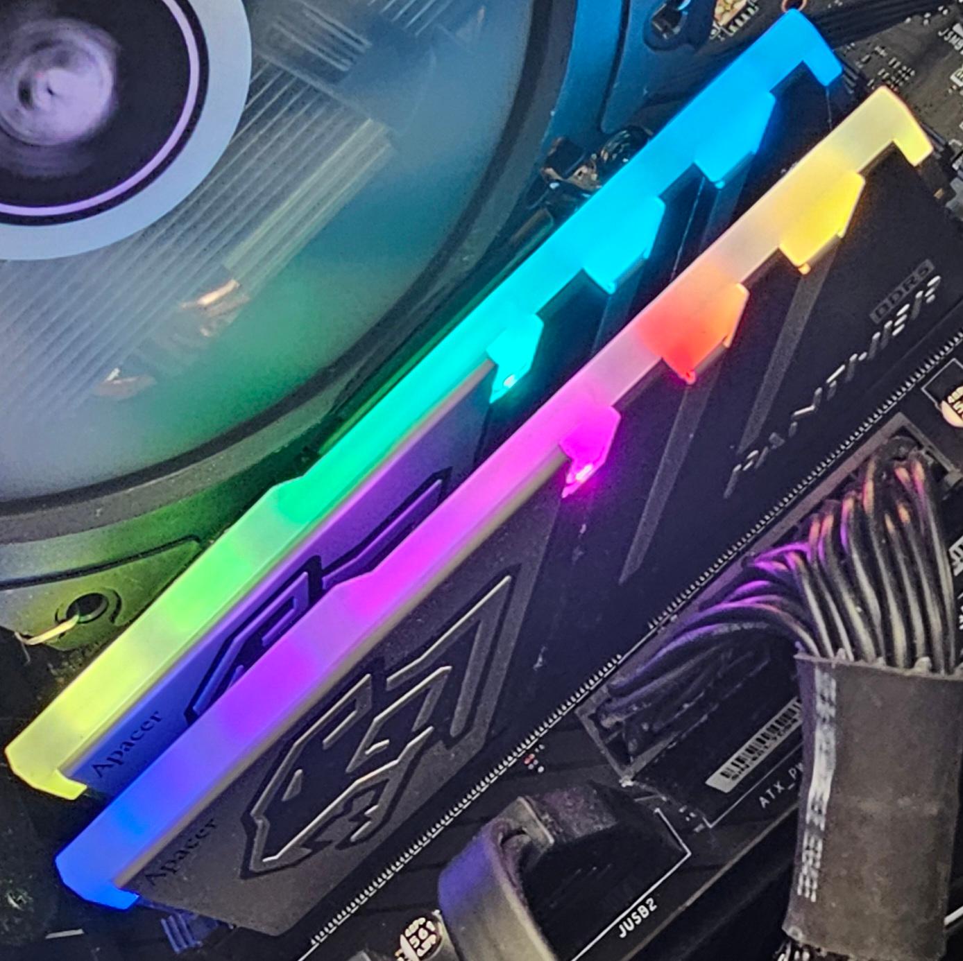 Apacer Panther RGB 32GB (2x16GB) DDR5-6000 CL40 Memory - Image 1