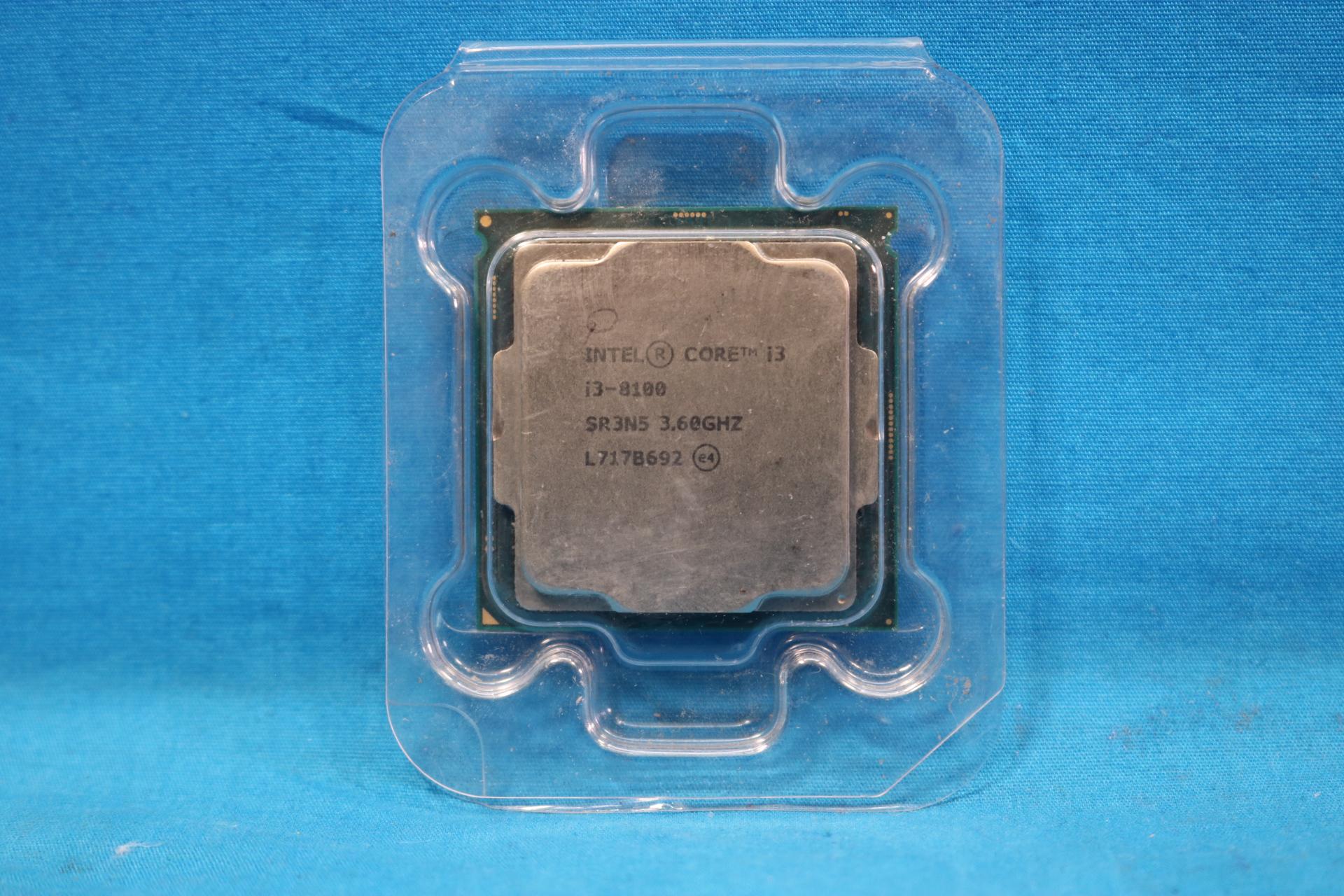 i3-8100 3.6Ghz 1151 Socket Quad Core CPU Processor Intel Core i3 8th Gen
