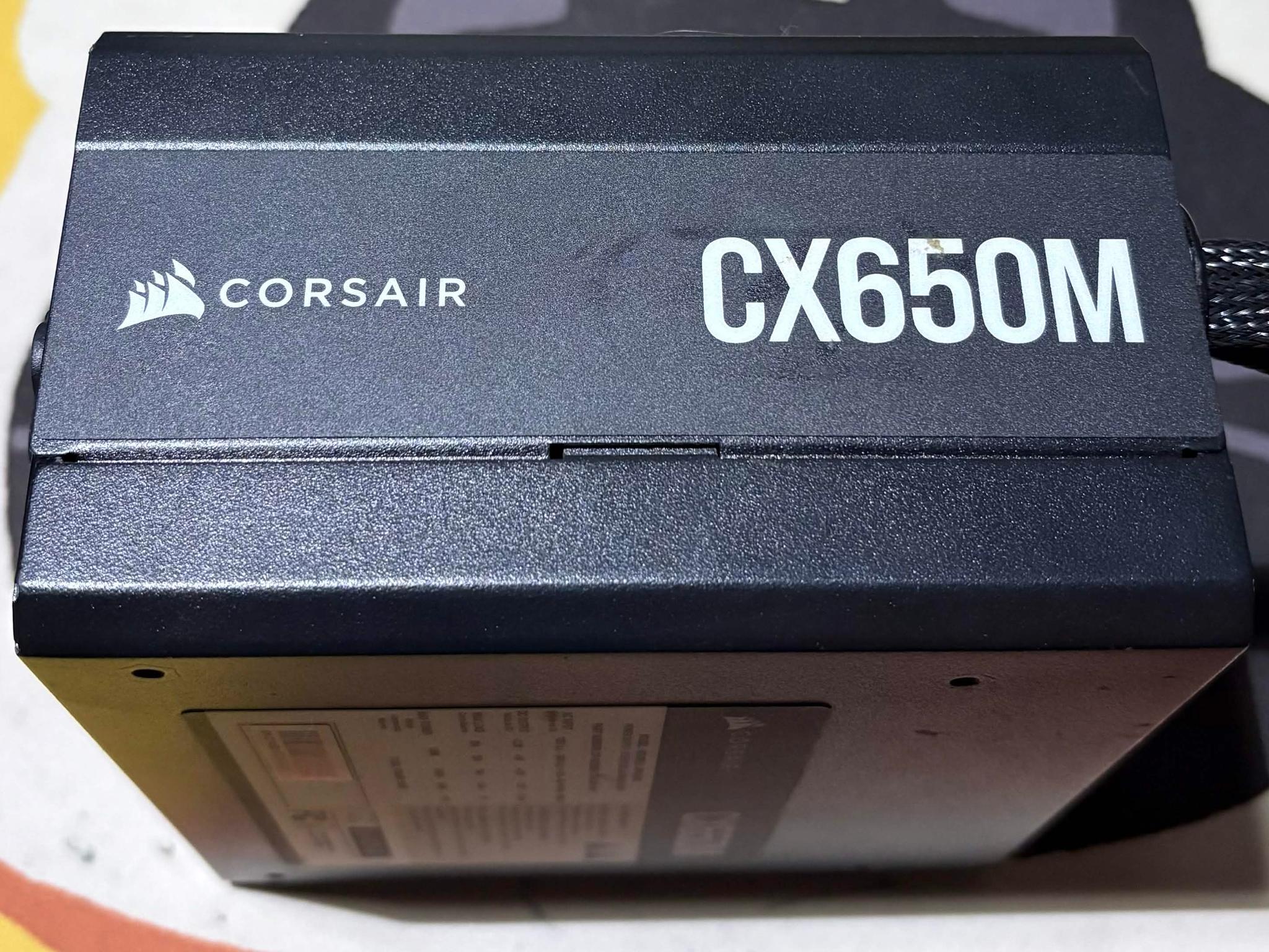Corsair CX650M 650W 80+ Bronze Semi Modular PSU w/ Cables