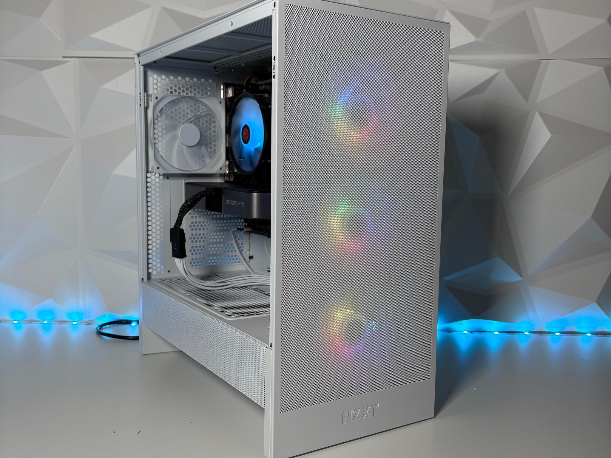 Clean White Gaming PC - Nvidia RTX 3070 8GB, Intel Core i3 13100F, 16GB, 1TB SSD by EXT PCs