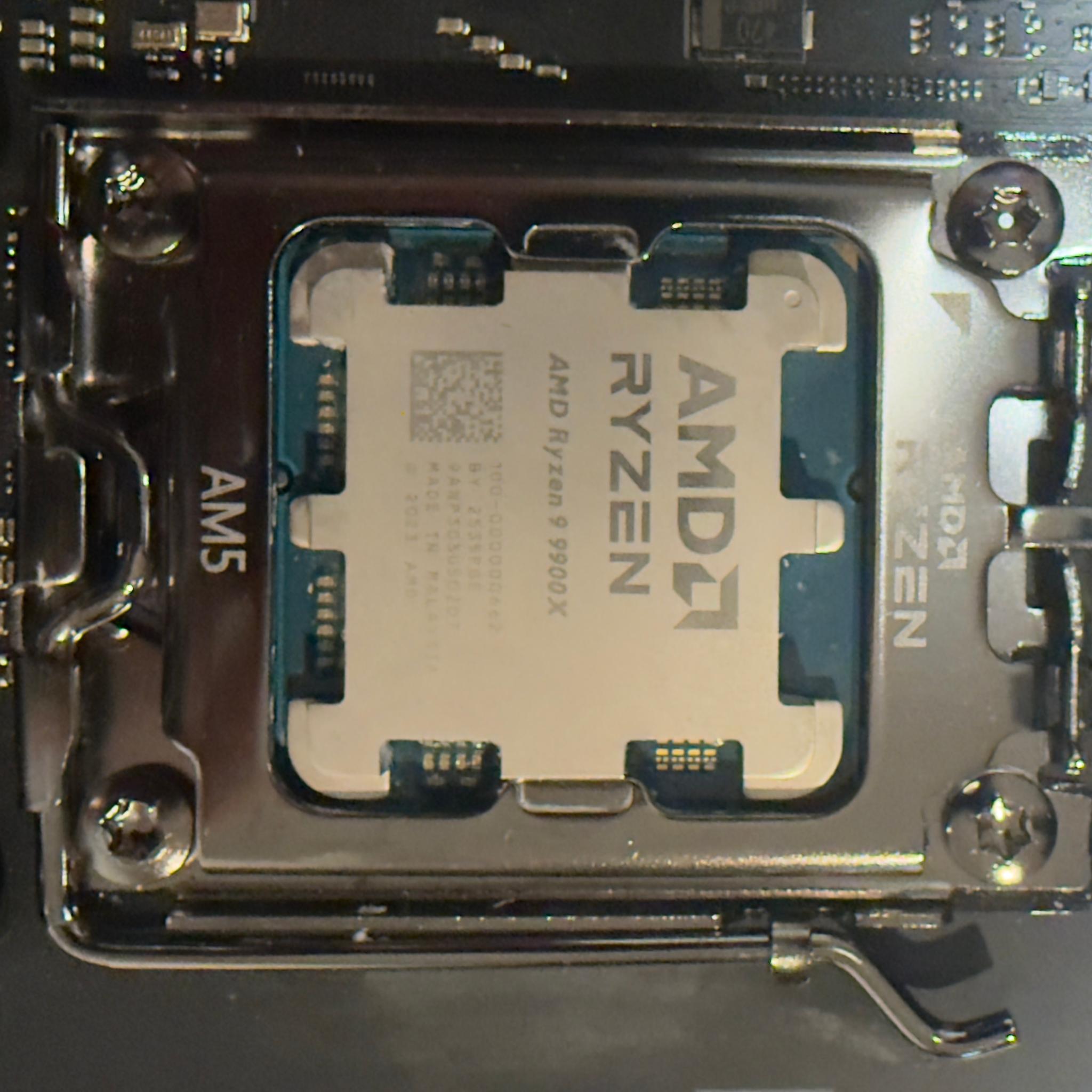 AMD Ryzen 9 9900X 12-Core CPU + ASUS ROG Crosshair X870E Hero AM5 Mobo Bundle