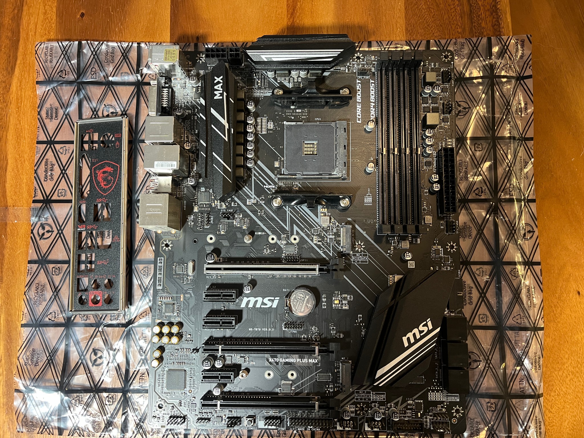 MSI X470 GAMING PLUS MAX AM4 AMD Ryzen 5000 ATX Motherboard *LATEST BIOS*
