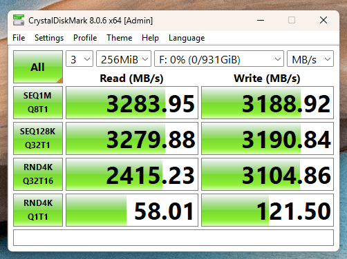 SK Hynix Gold P31 1TB NVME SSD (100% Health)
