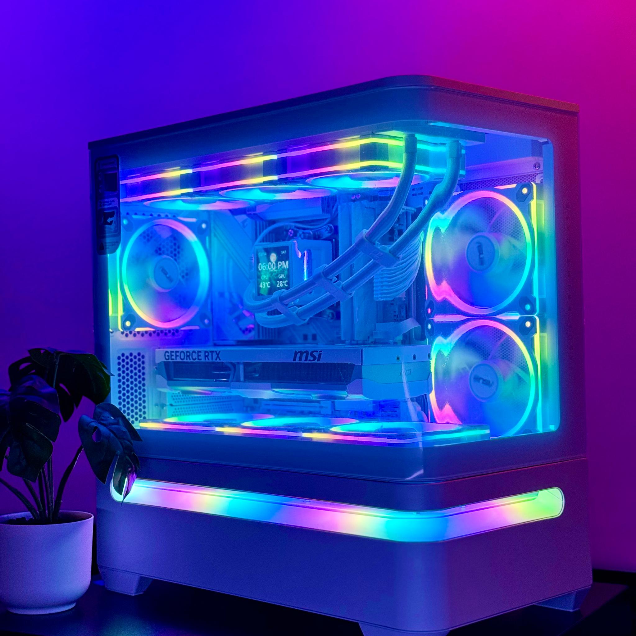 Shook PC Stay Frosty 💎 Ryzen 9850X3D | 5070 Ti OC 16GB | 32GB DDR5 6400MHz CL32 | 2TB SSD NVMe m.2