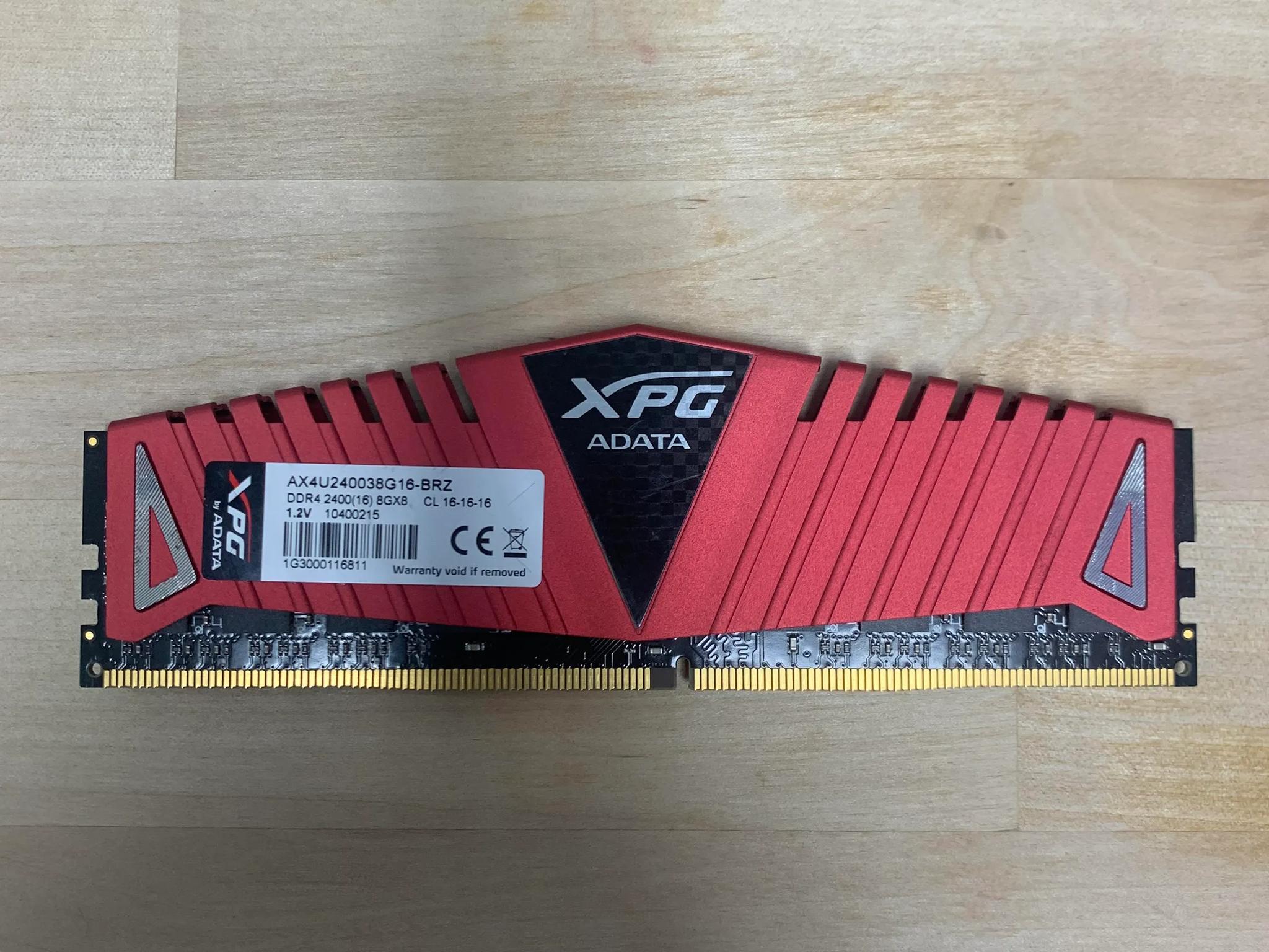 ADATA XPG 8GB DDR4 (1x8) 2400 MHZ CL16