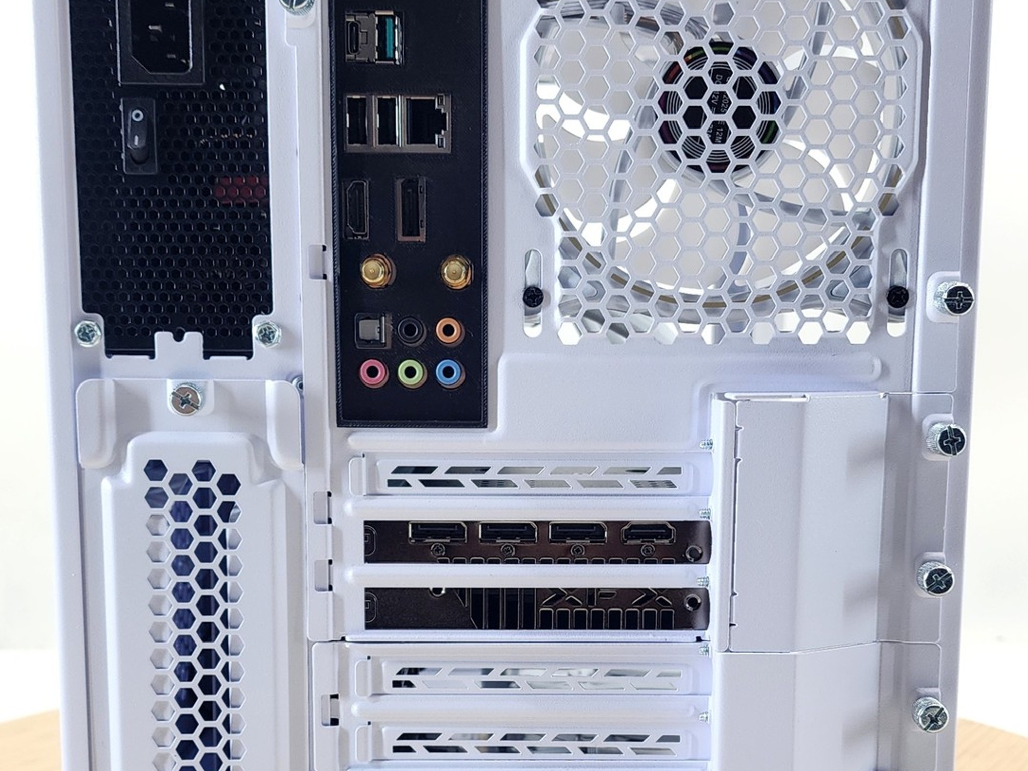 Gaming PC Ryzen 7 5700X 32GB RAM 1TB SSD RX 7700 XT 12GB Windows 11 Computer