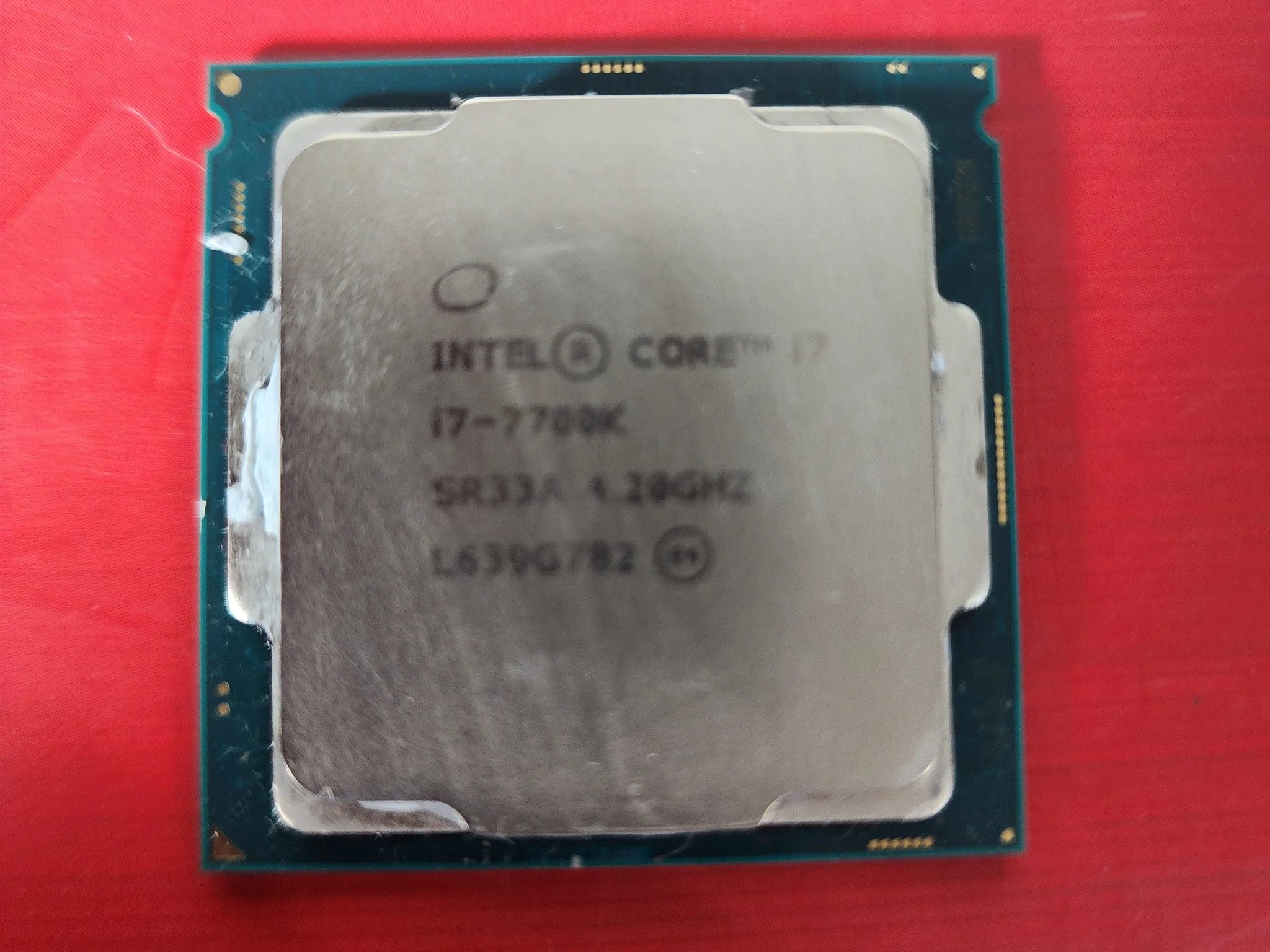 FREE SHIPPING Intel I7 7700k Tested and working