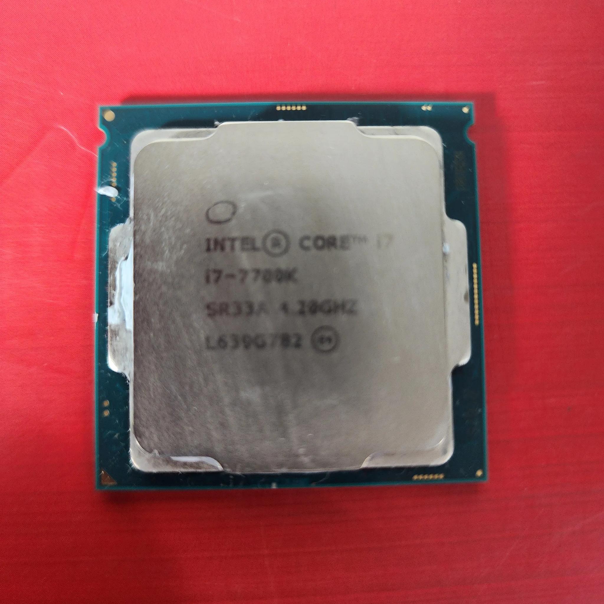 FREE SHIPPING Intel I7 7700k Tested and working