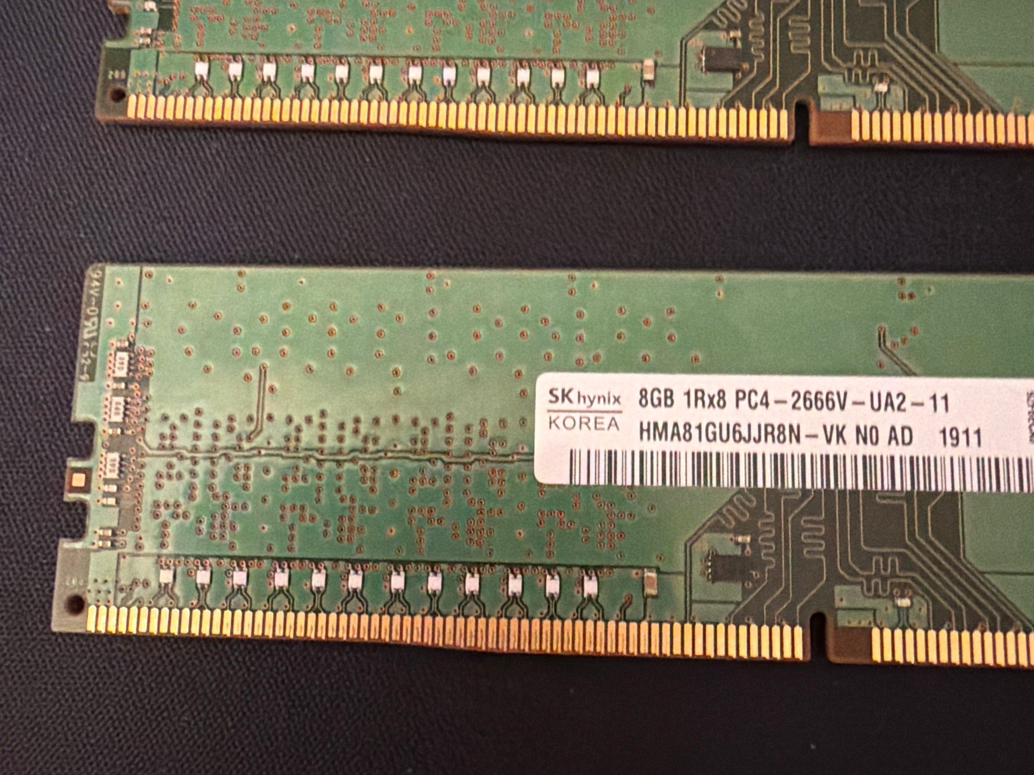 16GB DDR4 RAM 2x8GB SK Hynix 2666 DDR4 DIMM RAM