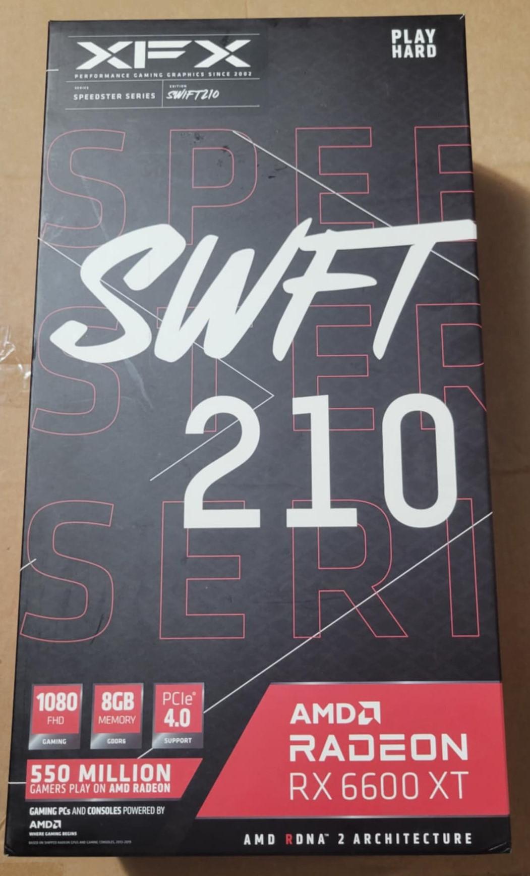 XFX Swift 210 6600XT 8GB GPU