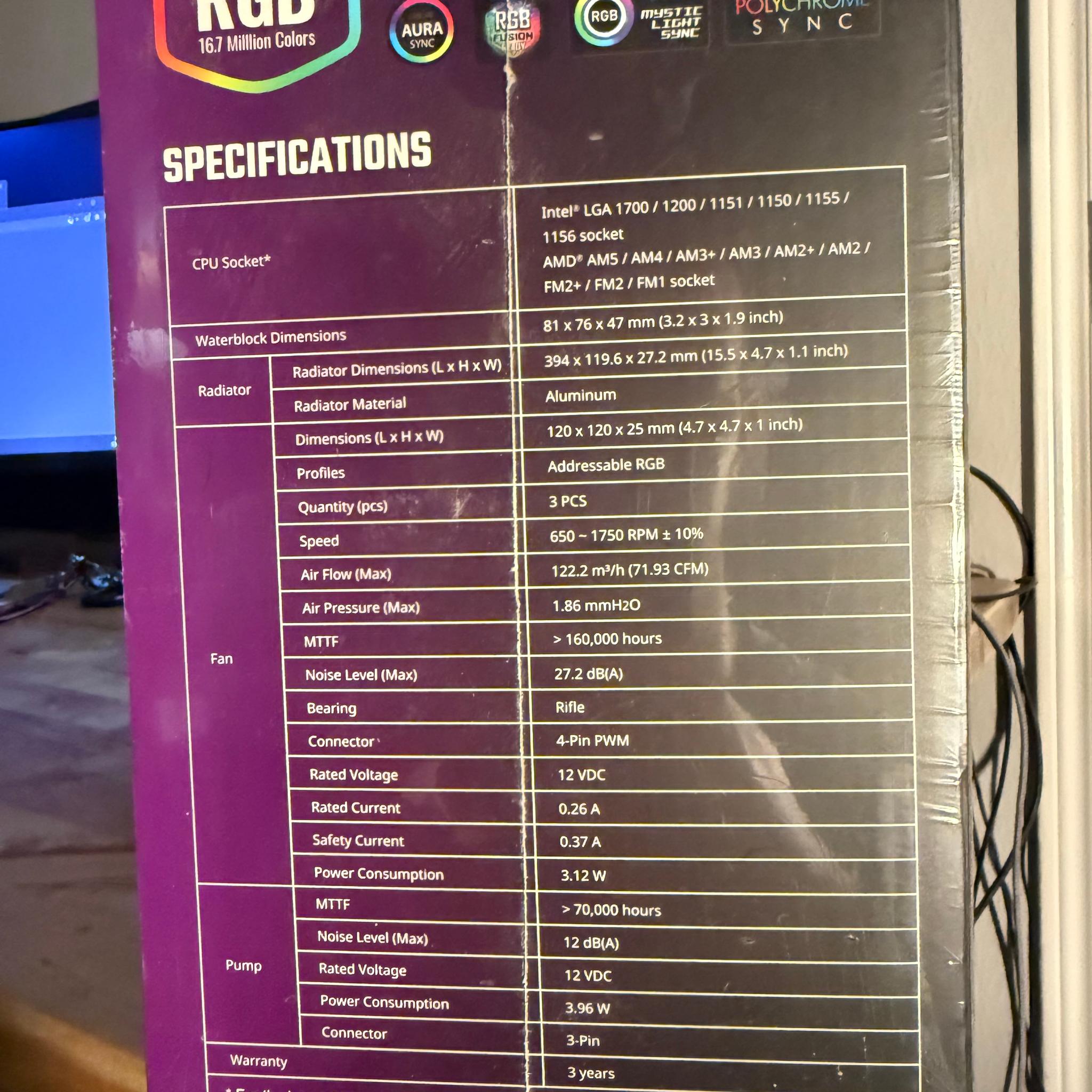 Cooler Master LIQUID 360L core ARGB