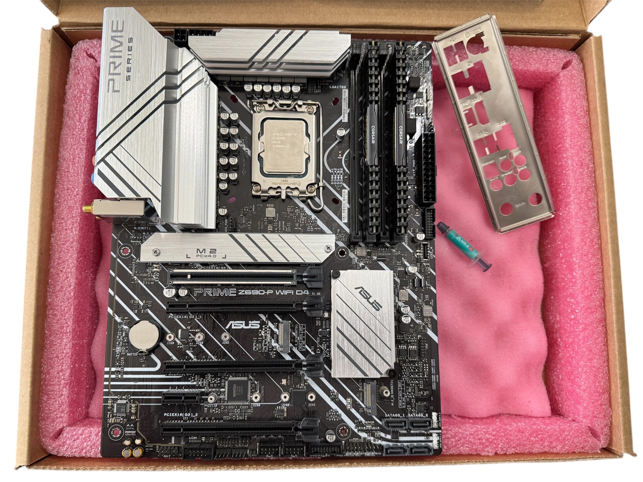 Intel i7 12700K | ASUS Prime Z790-V WiFi Intel LGA 1700 | 32Gb DDR4 | Bundle