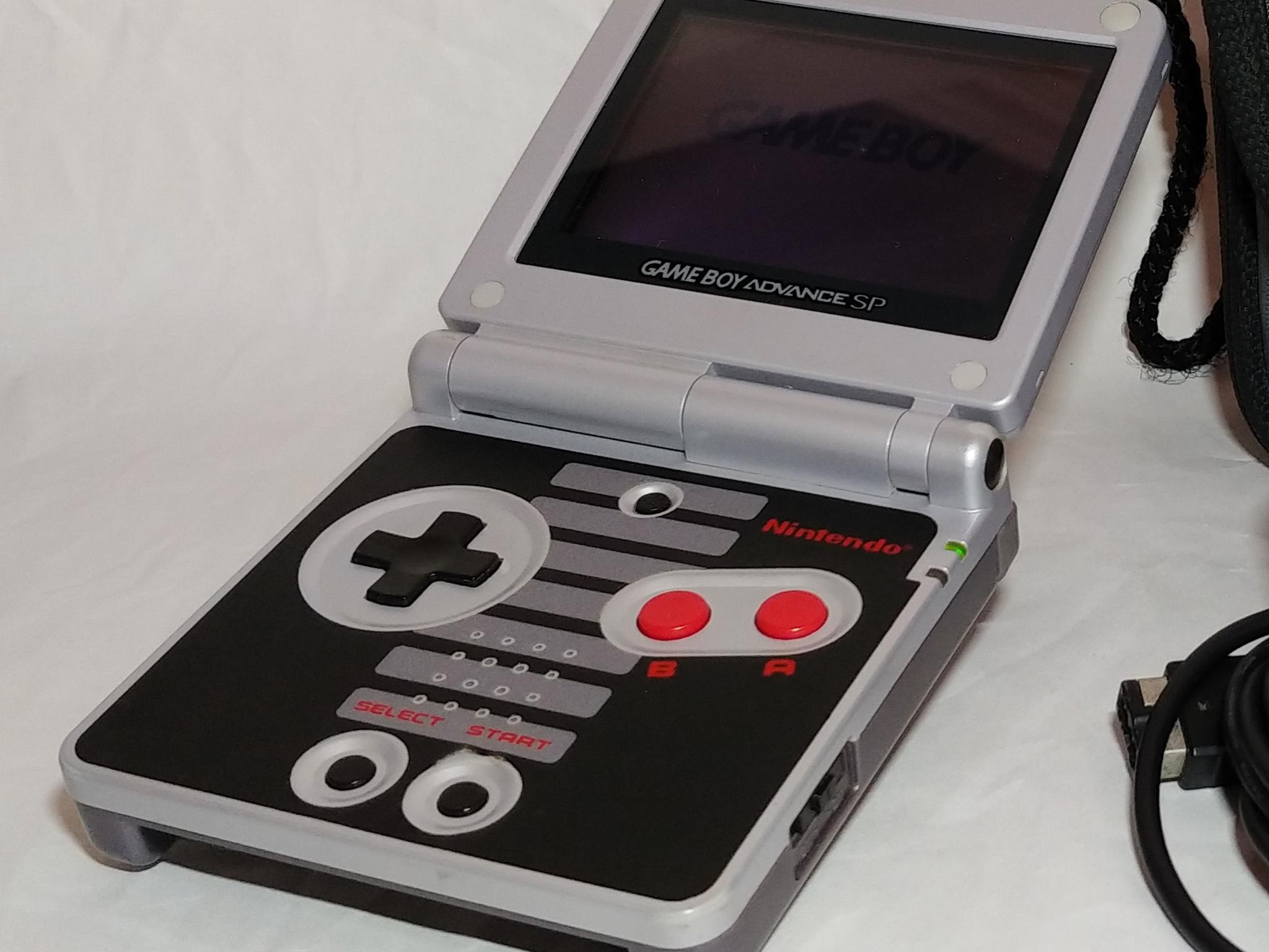 GameBoy Advanced SP Classic NES AGS-001 + Games/Accessories
