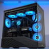 🖤Darkstar◼️Liquid Cooled Gaming PC◼️AMD RX 9060 XT 16GB◼️AMD Ryzen 7 5800X◼️32GB DDR4◼️1TB NVME
