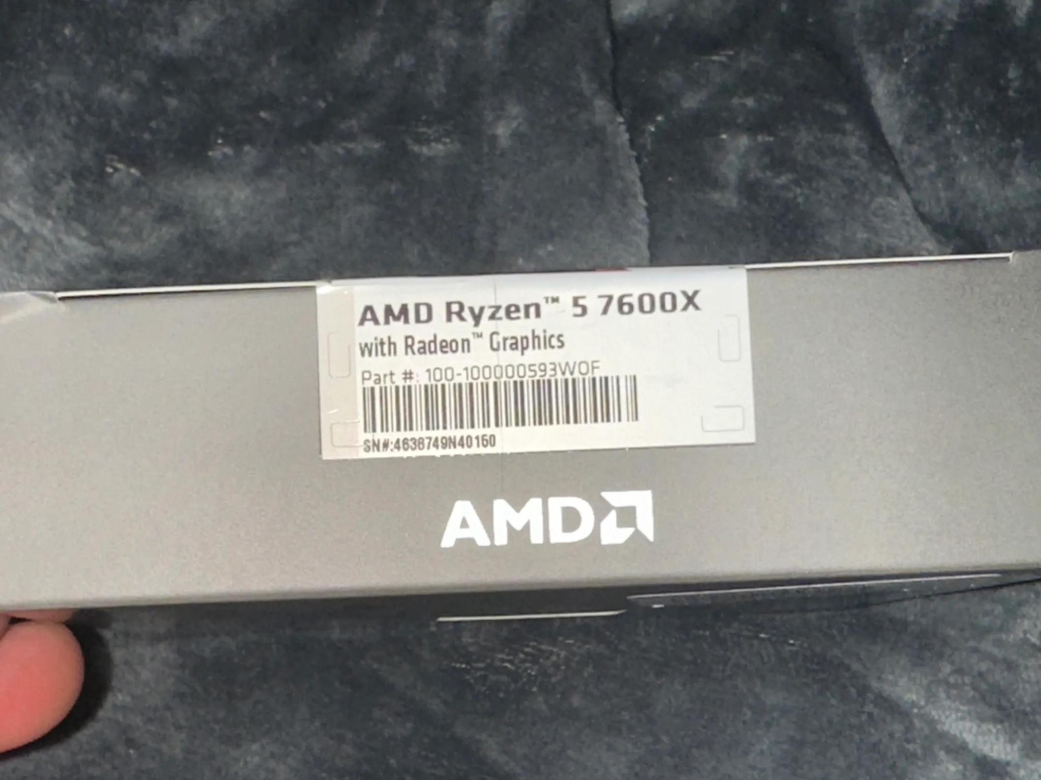 AMD Ryzen 5 7600x