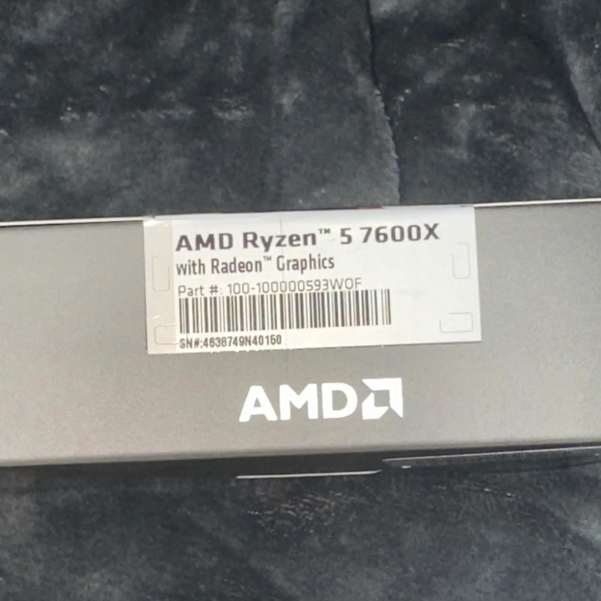 AMD Ryzen 5 7600x