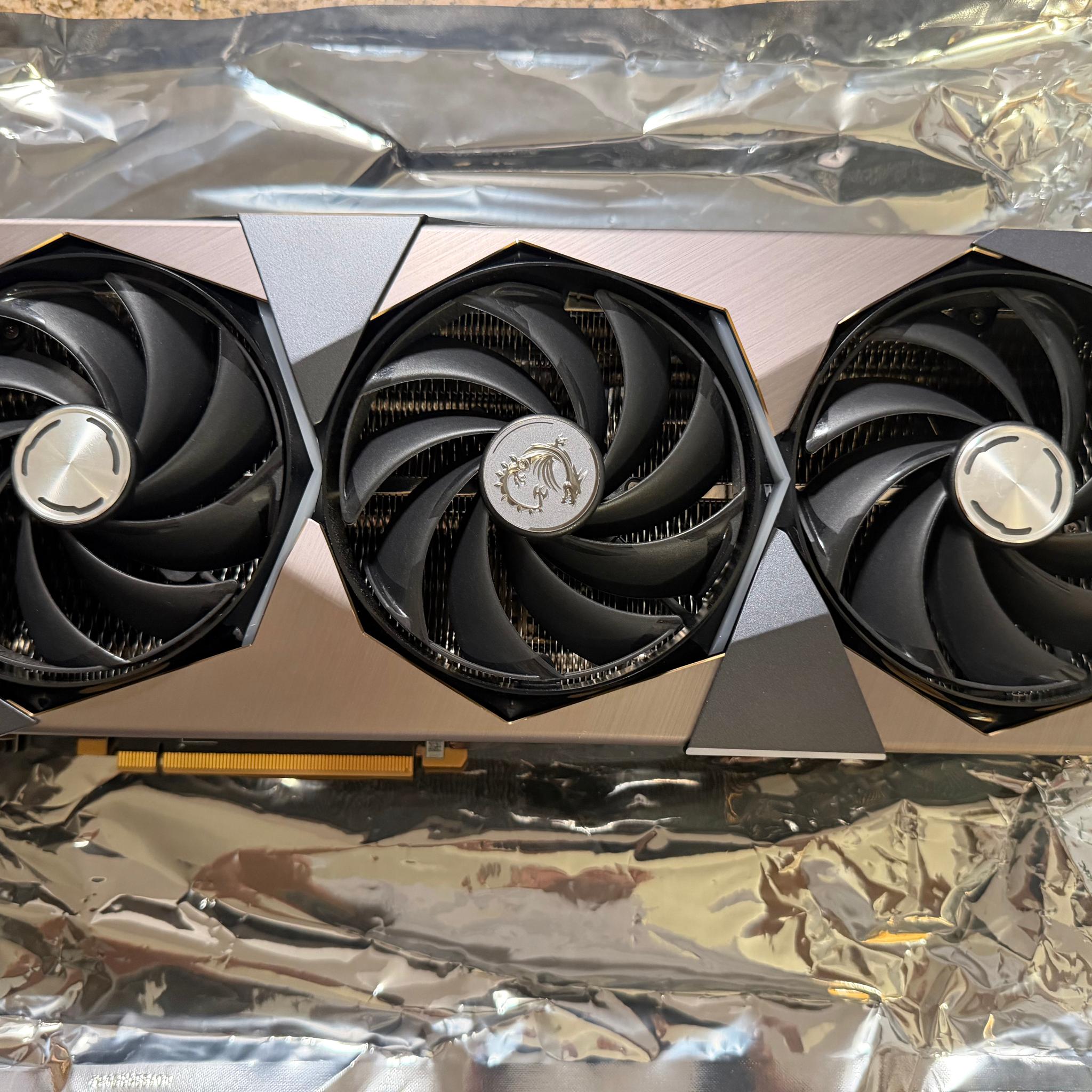 MSI GeForce RTX 4090 SUPRIM X 24G Triple-Fan 24GB GDDR6X PCIe 4.0 Graphics Card