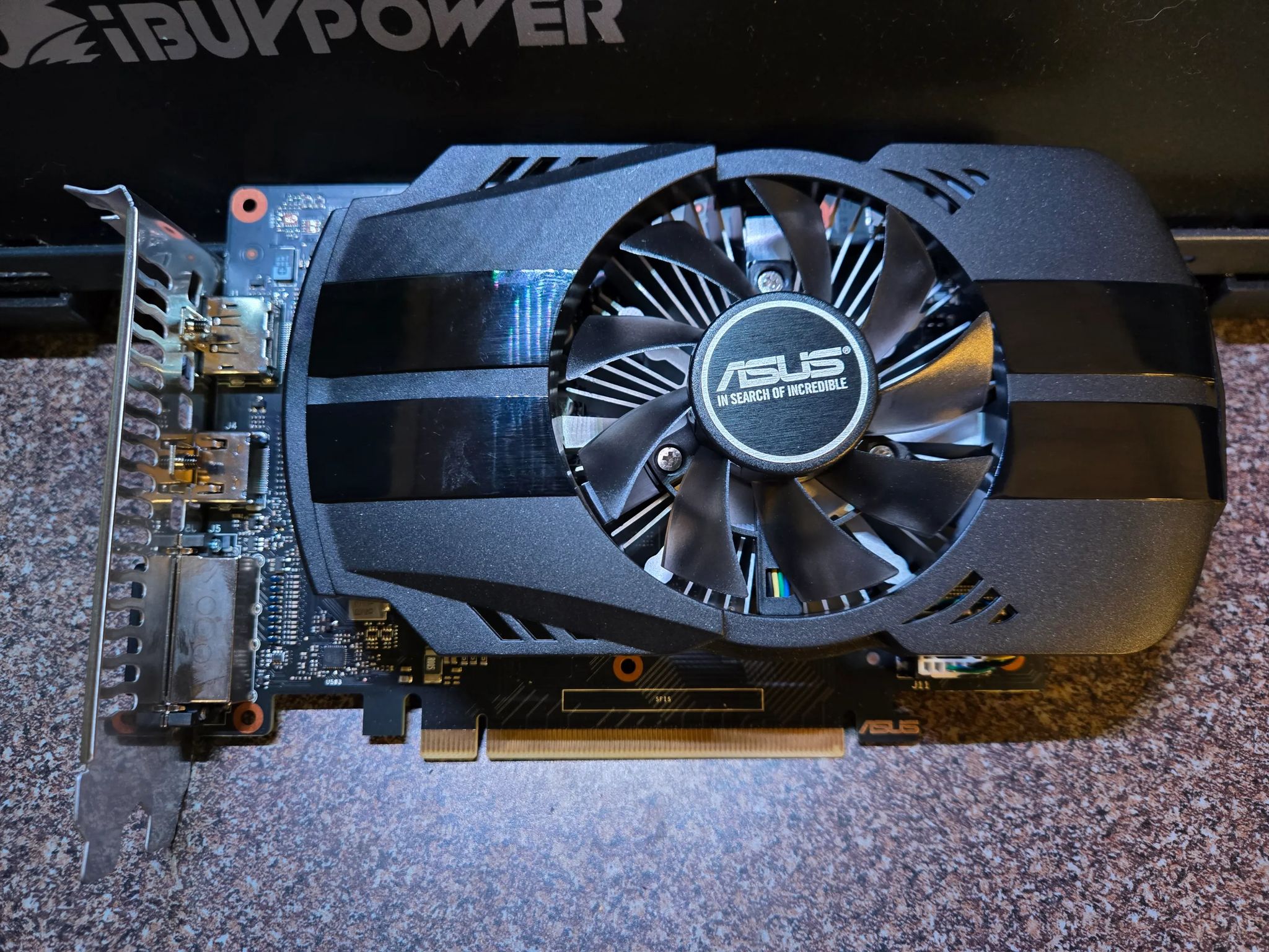GTX1650 GDDR6 Asus Phoenix single-fan ITX-friendly GPU