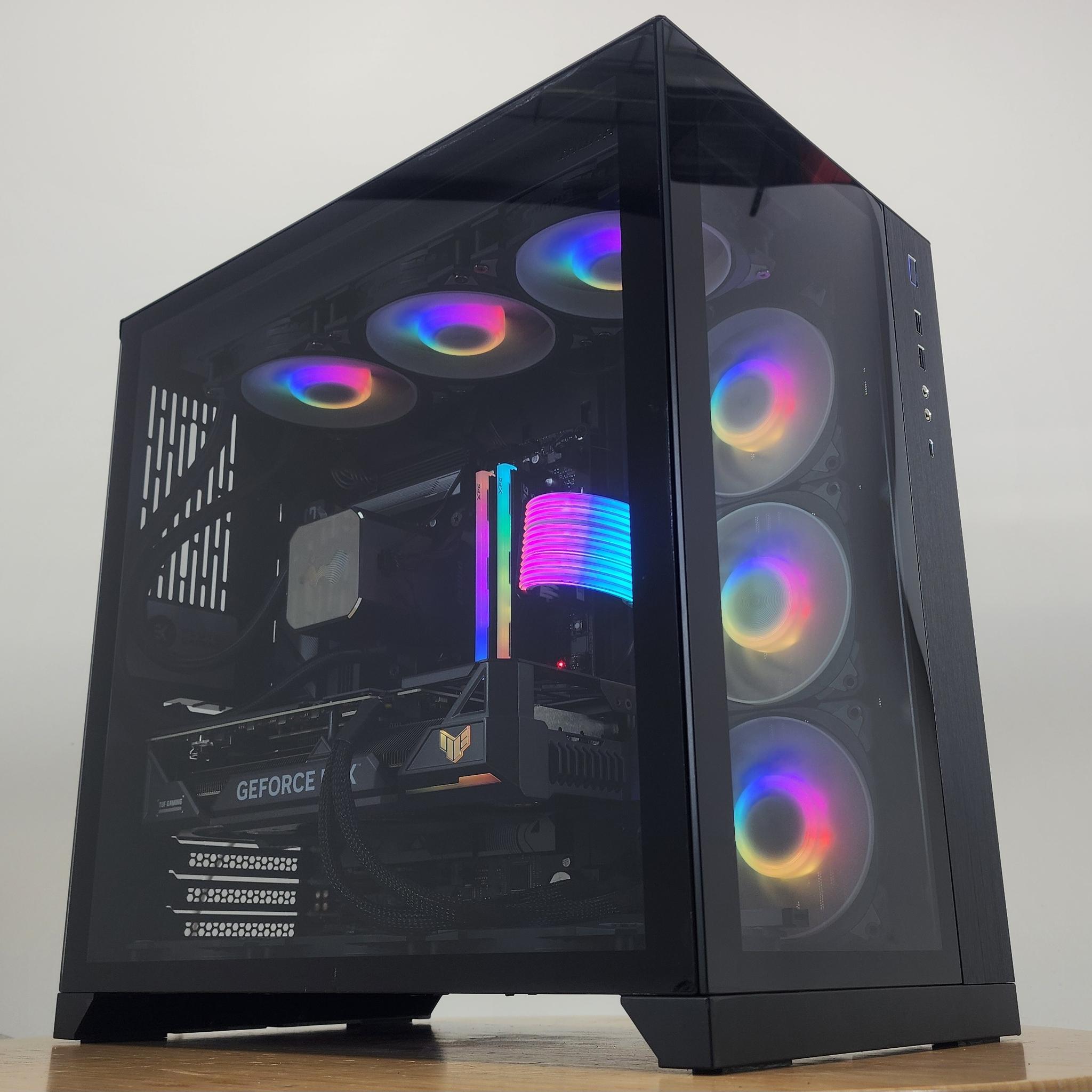 Gaming PC Ryzen 7 7800X3D 32GB RAM 1TB SSD RTX 4070 Ti 12GB Windows 11 Computer