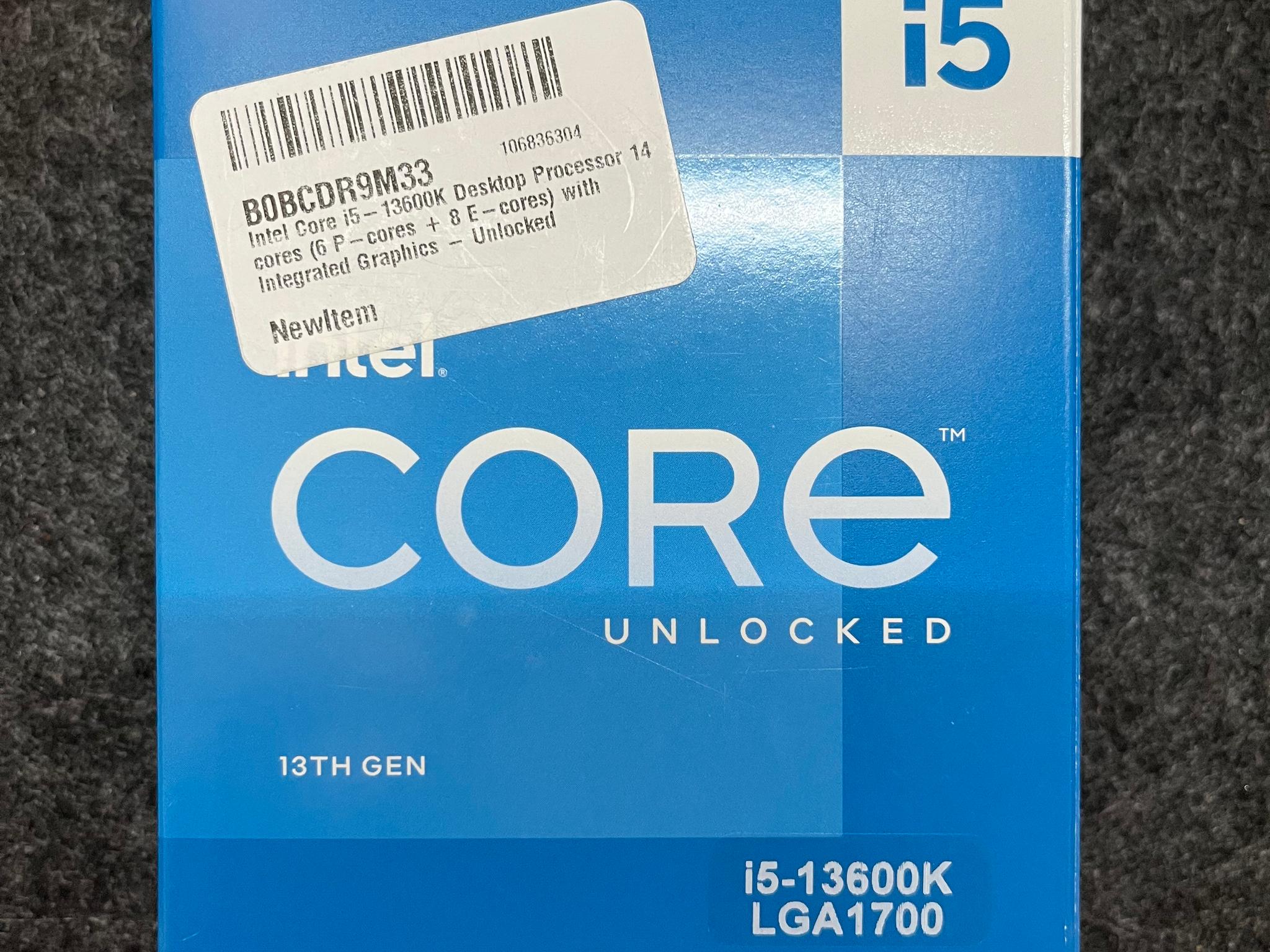 **FALL SALE** INTEL CORE i5-13600k DESKTOP PROCESSOR (5.1GHZ, 14 CORES) LGA1700 **FREE SHIPPING**
