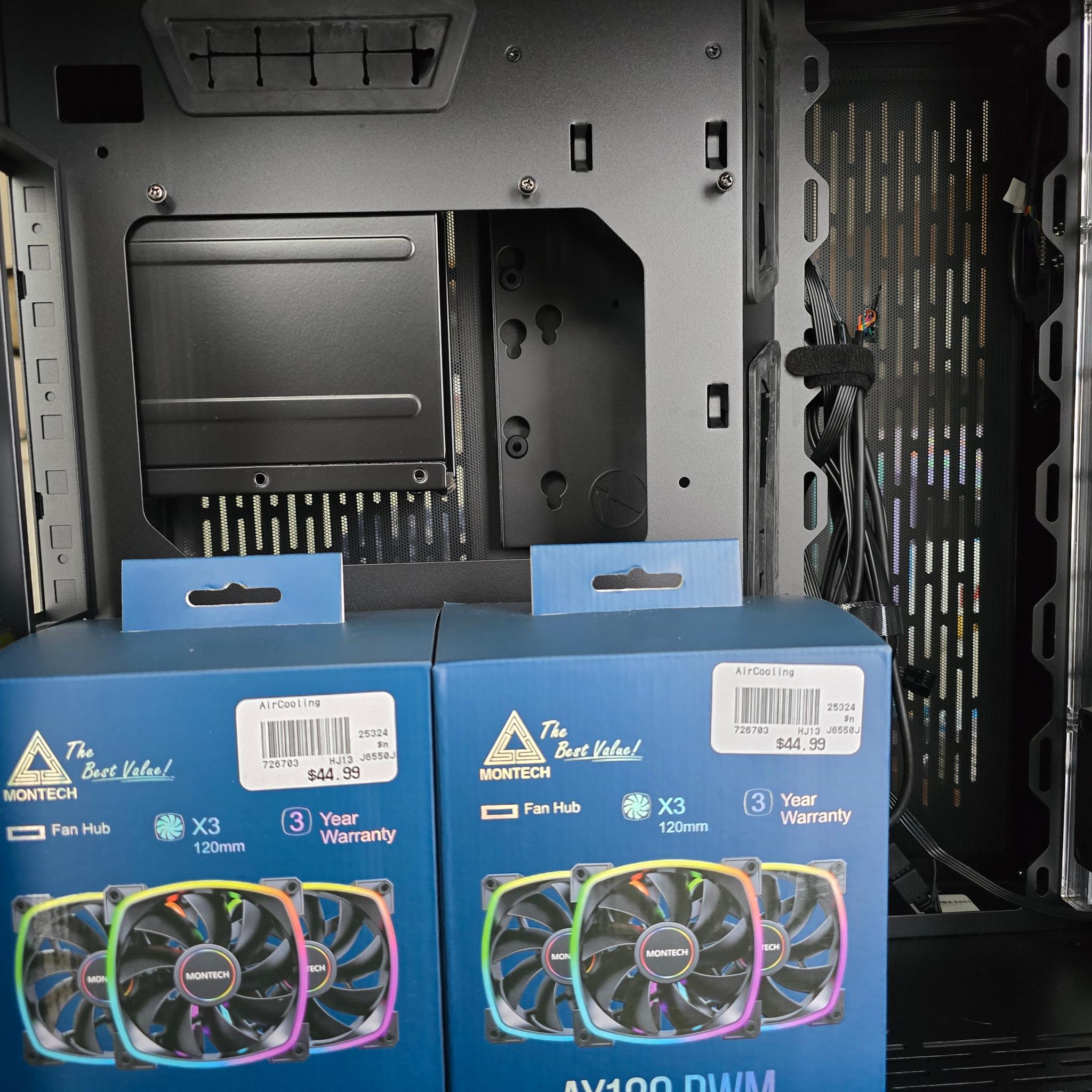 Lian Li Titan X O11D Case with built in Reservoir/Pump and 1 TB WD Gen 4 NVME (Read Description)