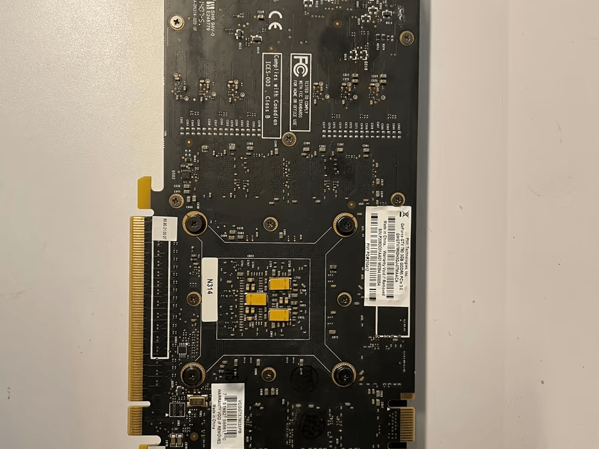PNY Geforce GTX 780 3GB, Blower style