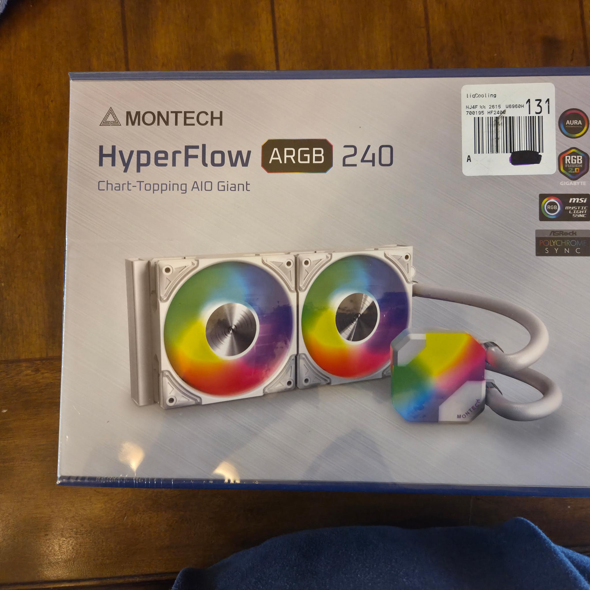 Montech Hyperflow 240 ARGB WHITE! BNIB!