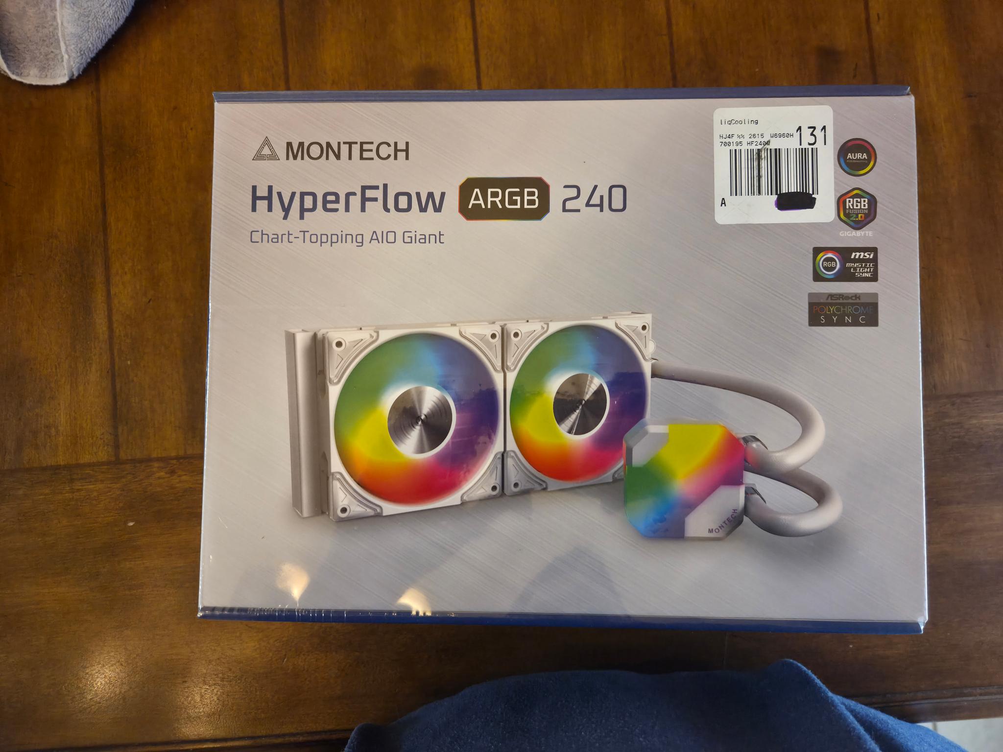 Montech Hyperflow 240 ARGB WHITE! BNIB!