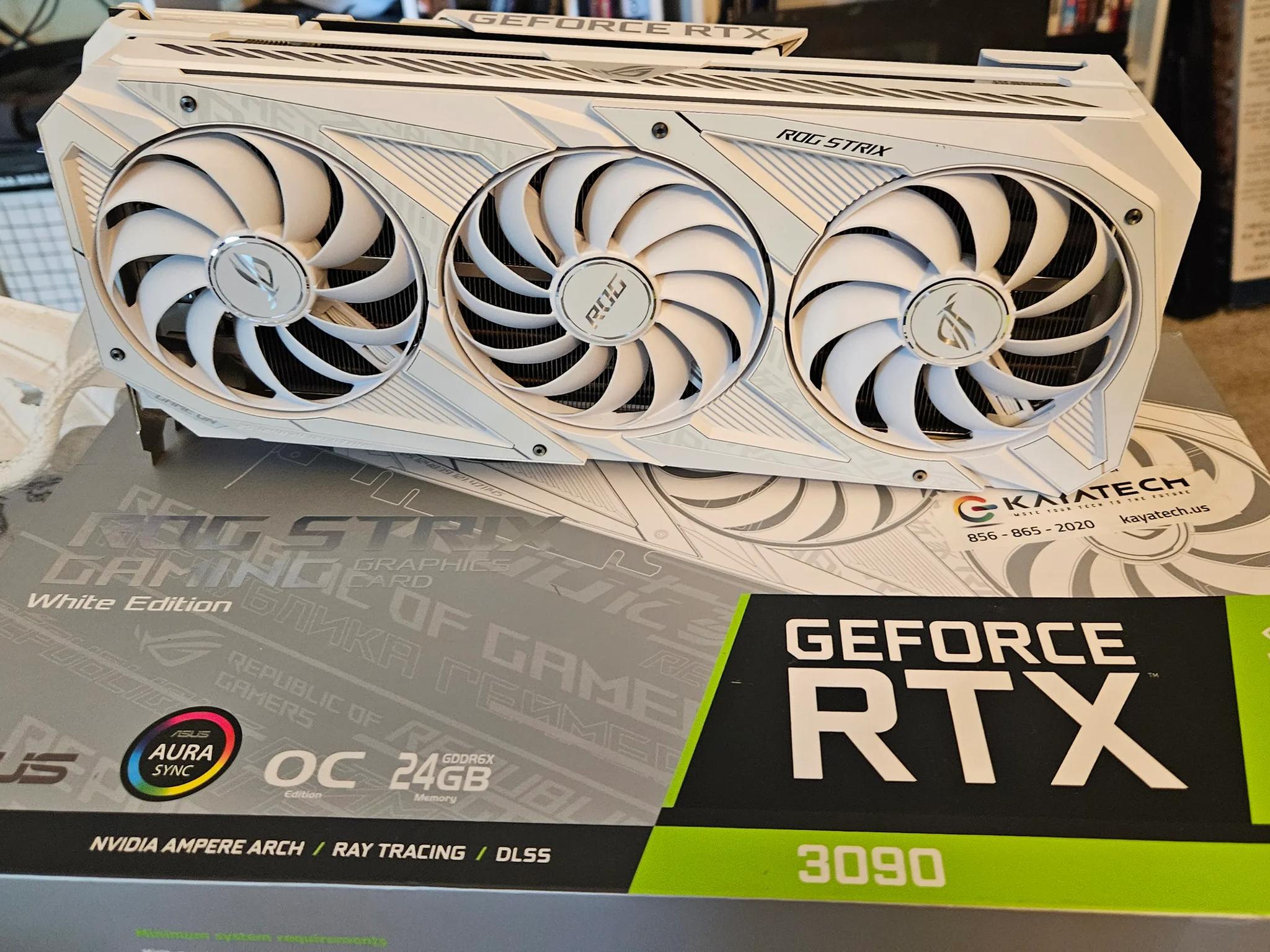 Asus Rog Strix 3090 white. Barely used