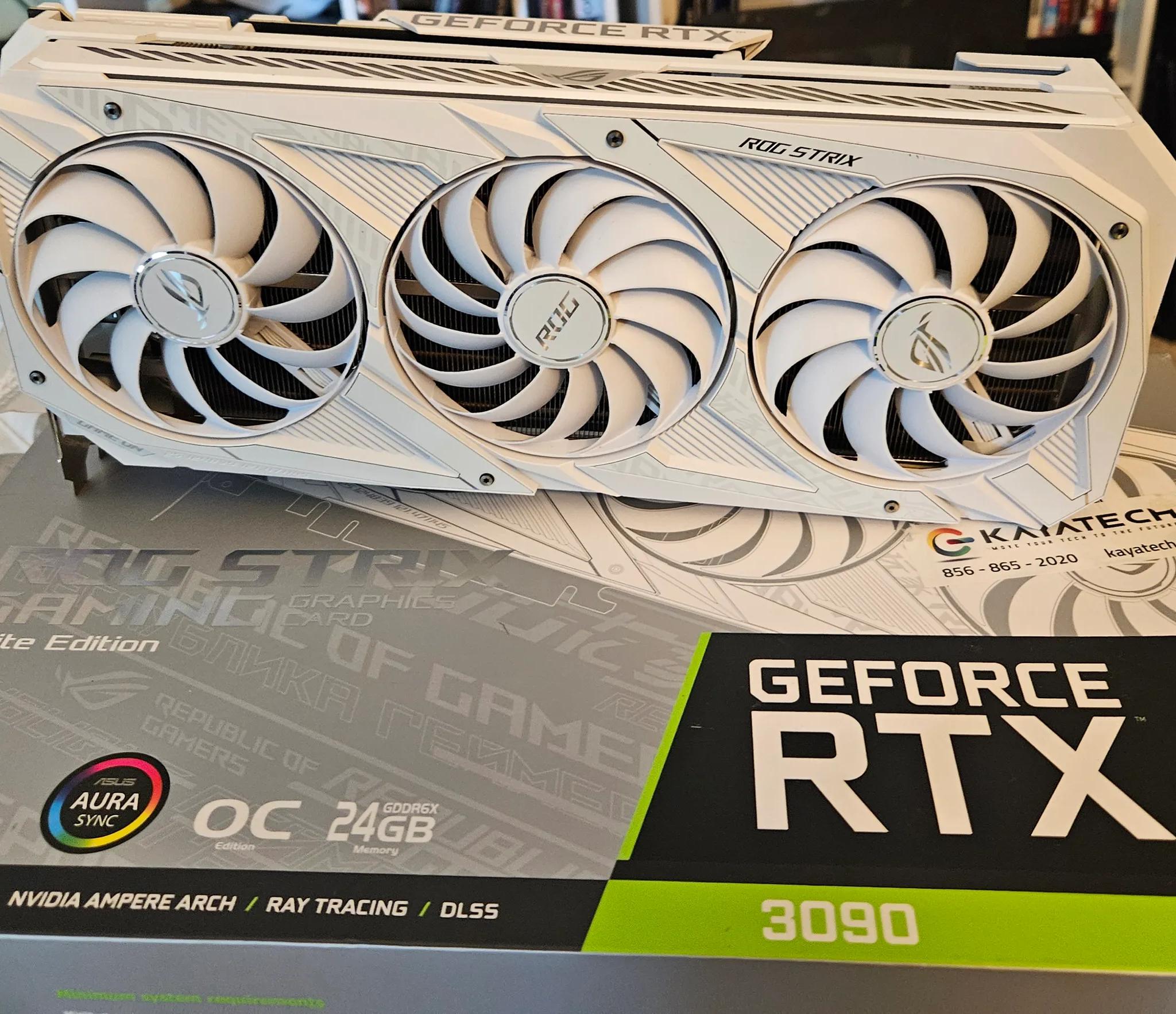 Asus Rog Strix 3090 white. Barely used