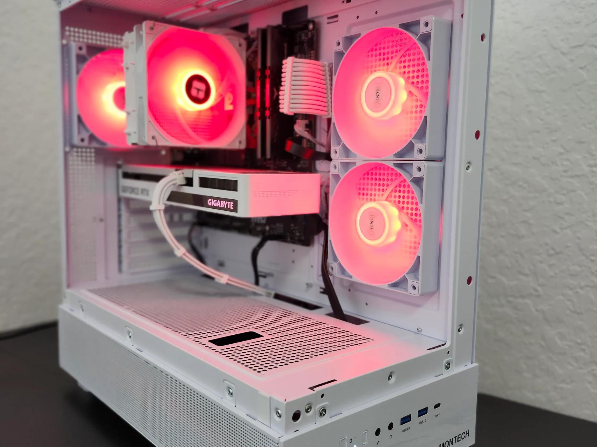 ❄️ Arctic White Gaming PC ❄️ Ryzen 5 5600G + RTX 3060 Vision 12GB | 16GB DDR4 | 1TB NVMe