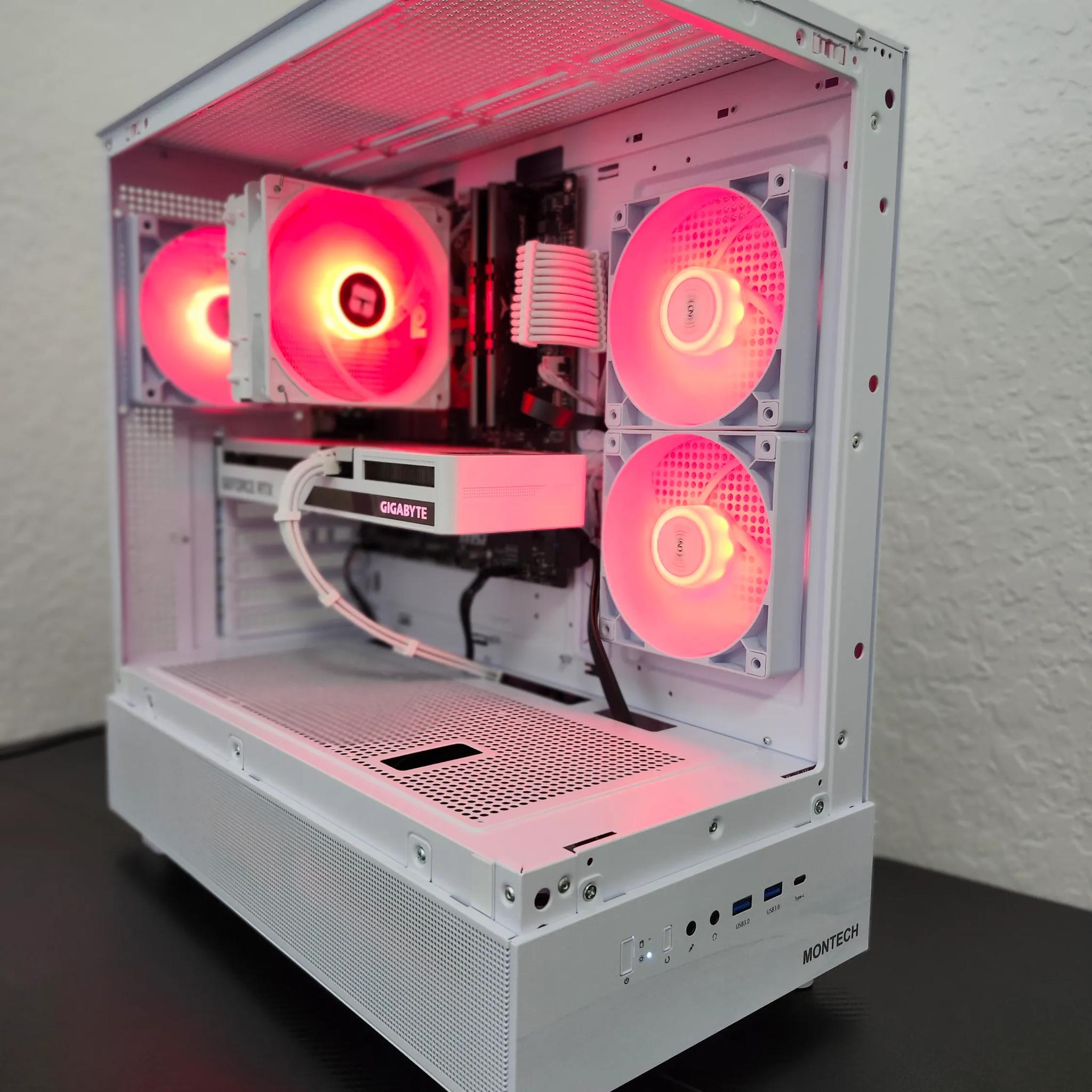 ❄️ Arctic White Gaming PC ❄️ Ryzen 5 5600G + RTX 3060 Vision 12GB | 16GB DDR4 | 1TB NVMe
