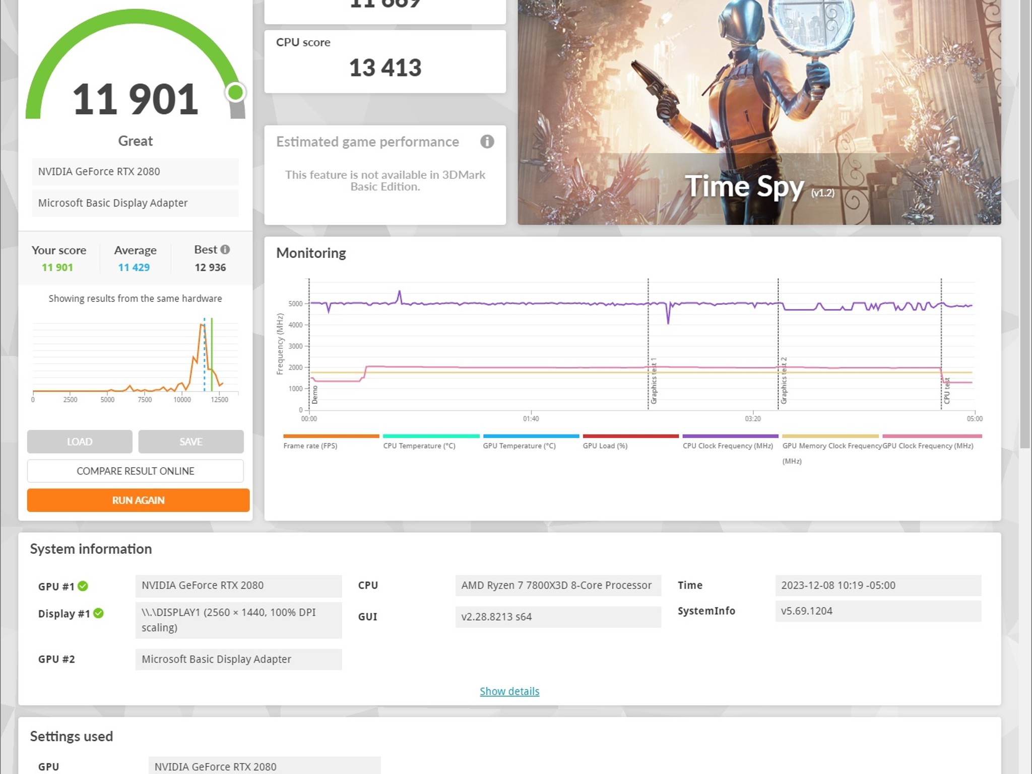 Gigabyte RTX 2080 OC Gaming 8GB