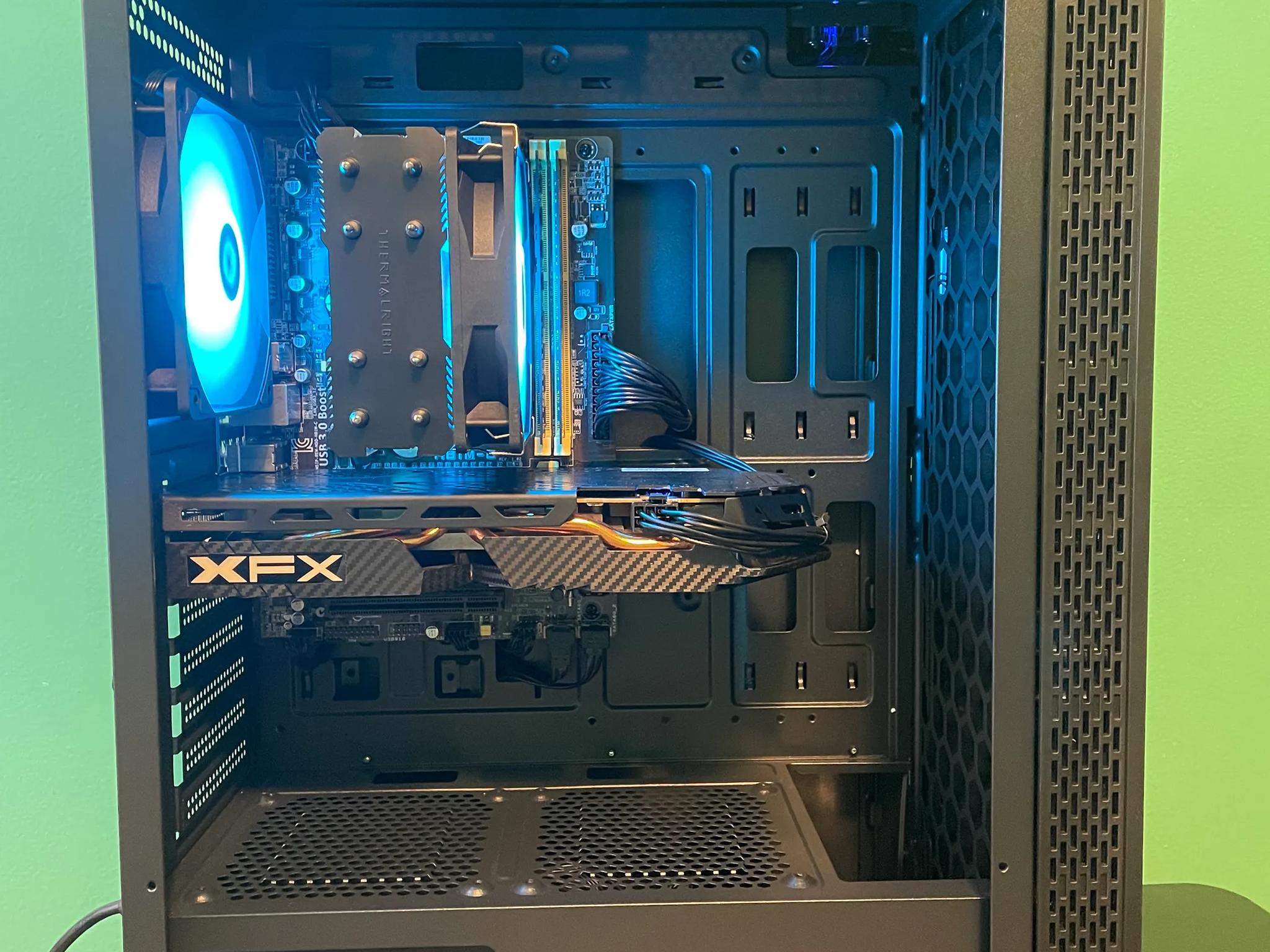 !ILLUSION! Glass Gaming PC | Intel i5 / Amd RX580 / 8GB / 600GB Win 10 Pro WiFi