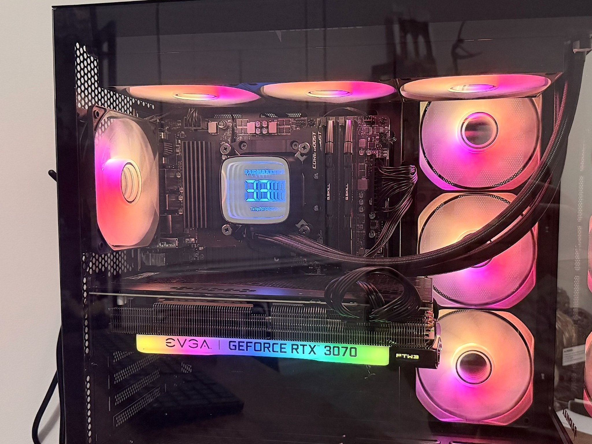 Custom Gaming PC EVGA RTX 3070 Ryzen 5 5500 32GB RAM 1TB NVMe WiFi Win 11 Pro