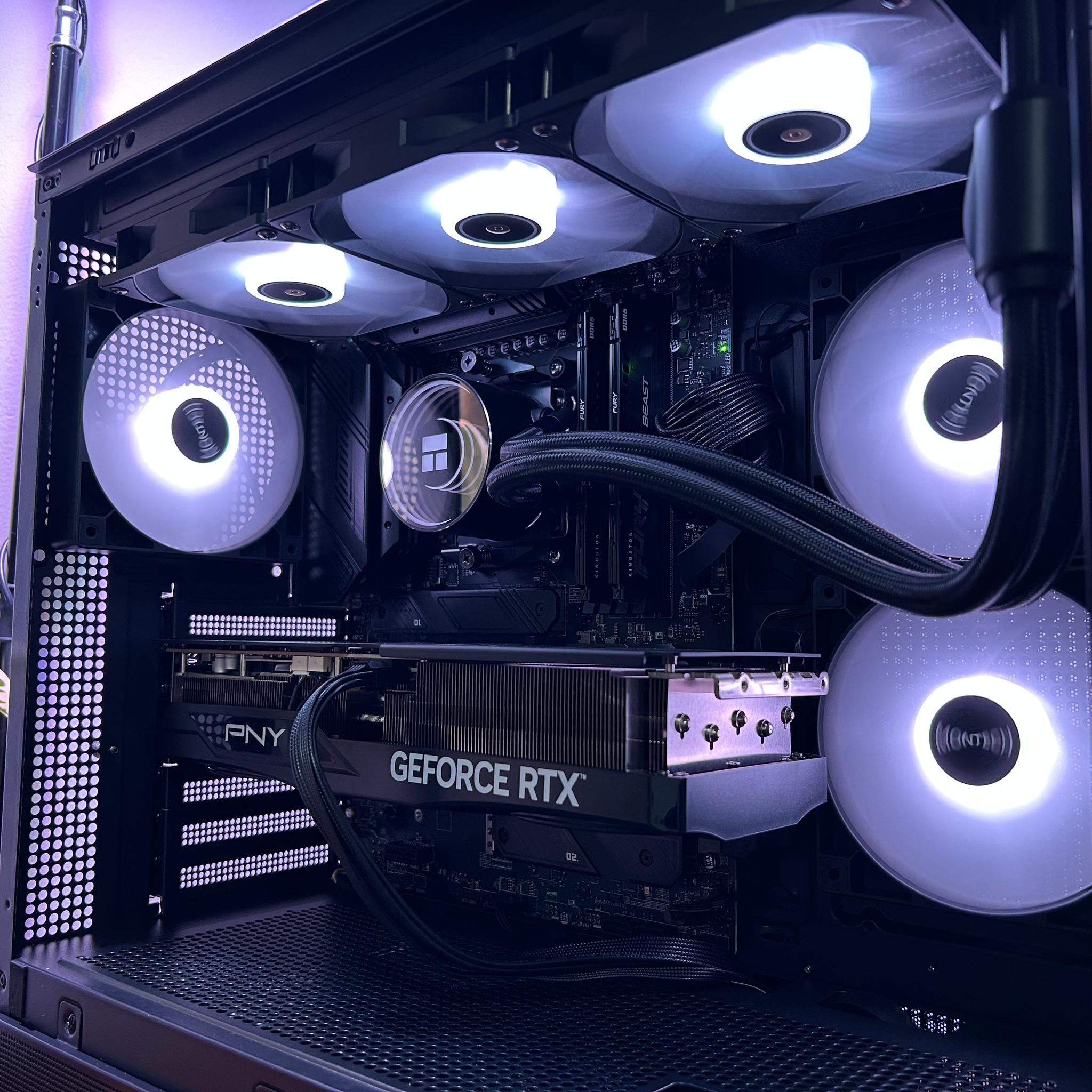 RTX 5070TI | Ryzen 7 7700X | 32GB DDR5 | 2TB SSD | 850W PSU | 360mm AIO | Montech XR