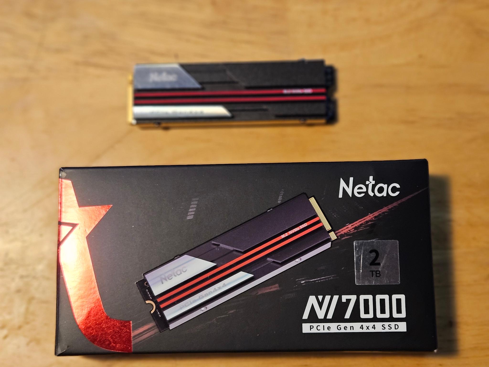 Netac NV 7000 2TB SSD with DRAM and Heatsink