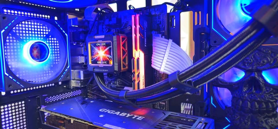 Gaming PC | RTX 3070 | Ryzen 5 5500 | AIO Screen | 1440P