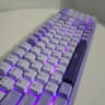 E-YOOSO Z-94 Mechanical Keyboard | 84% Layout | Blue Switches | Purple/White | New in Box