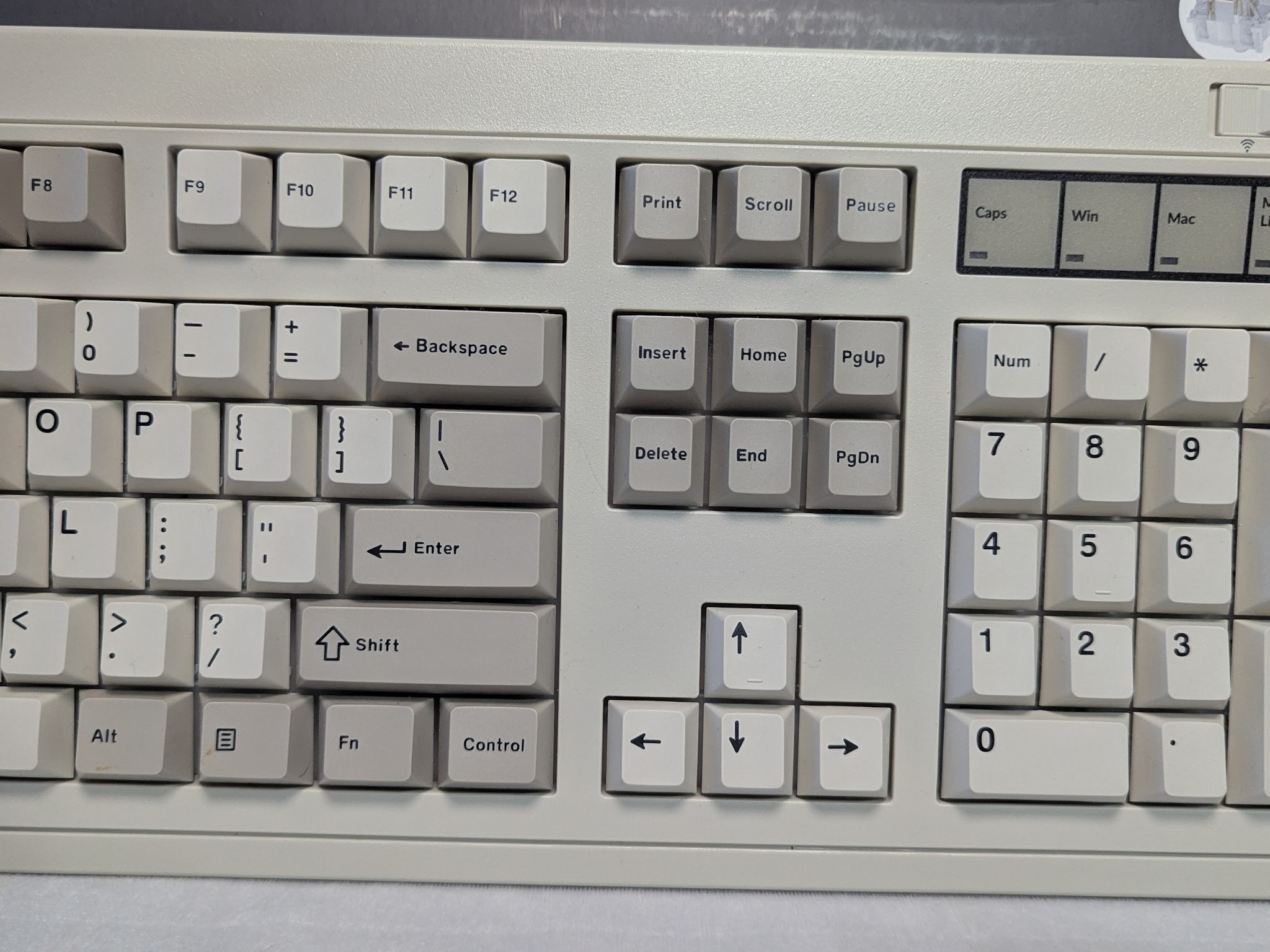 Keychron R6-M4 Retro Mechanical Keyboard - Banana Tactile Switches