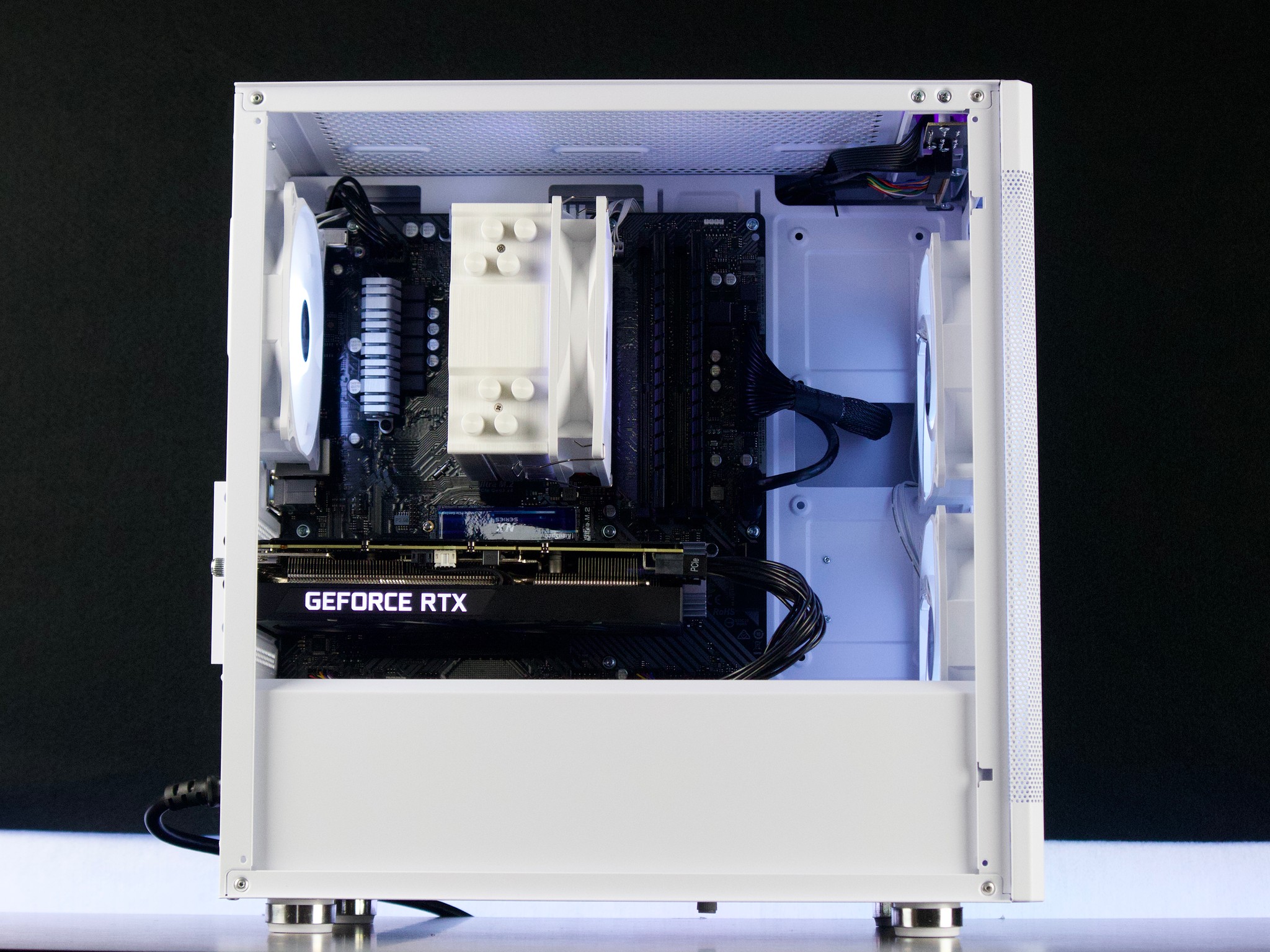 💜🤍💜 Gaming PC | RTX 3060 Ti ⚪ Ryzen 5 3600 🟣 16GB RAM ⚪ 1TB NVMe 💜🤍💜