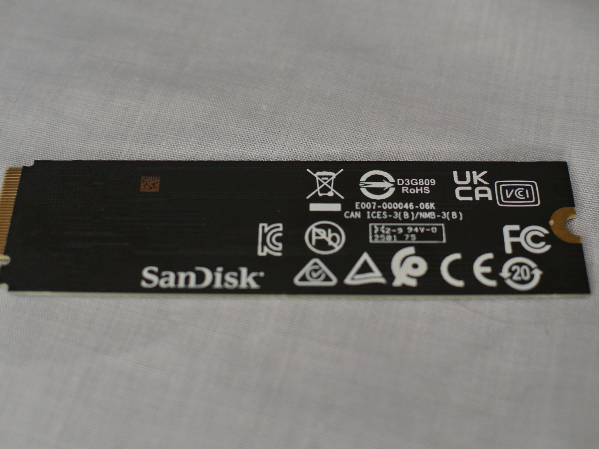 SanDisk PC SN5000S 1TB Gen 4 NVME M.2 SSD