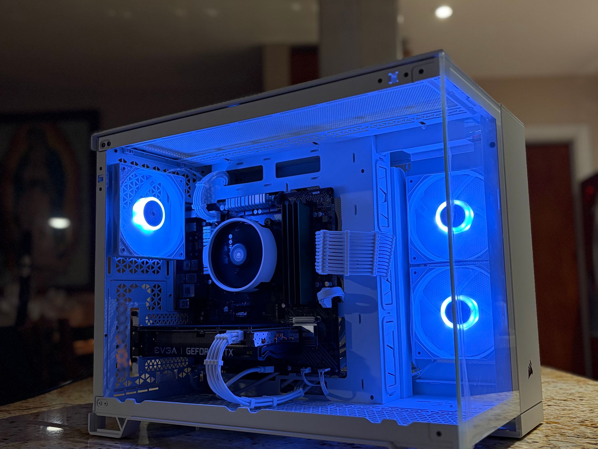 White Gaming PC | 3060TI | Ryzen 5 5500 | 16GB RAM | 1TB SSD | Wi-fi + BT